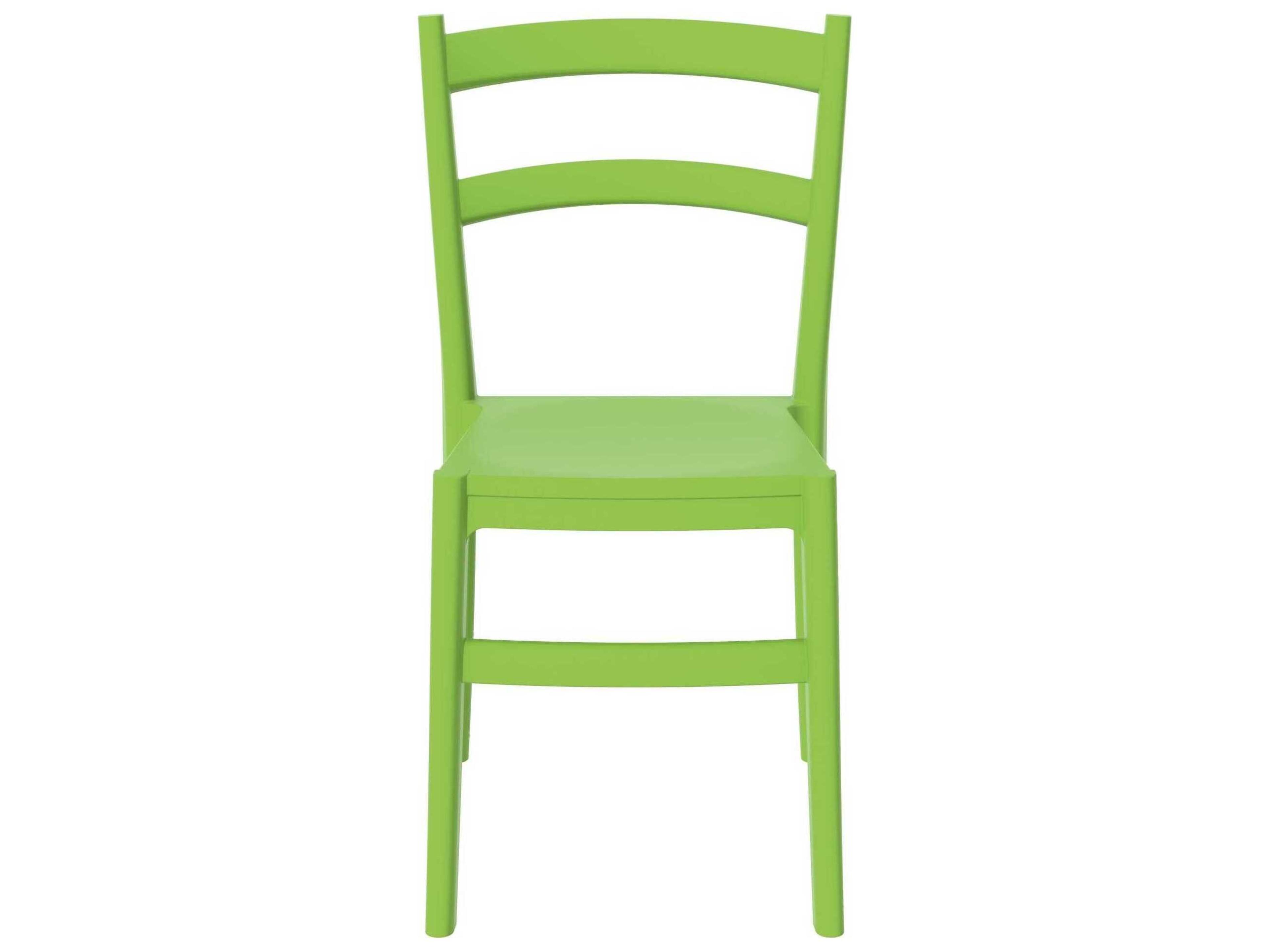 Compamia Tiffany Tropical Green Polypropylene Resin Dining Chair