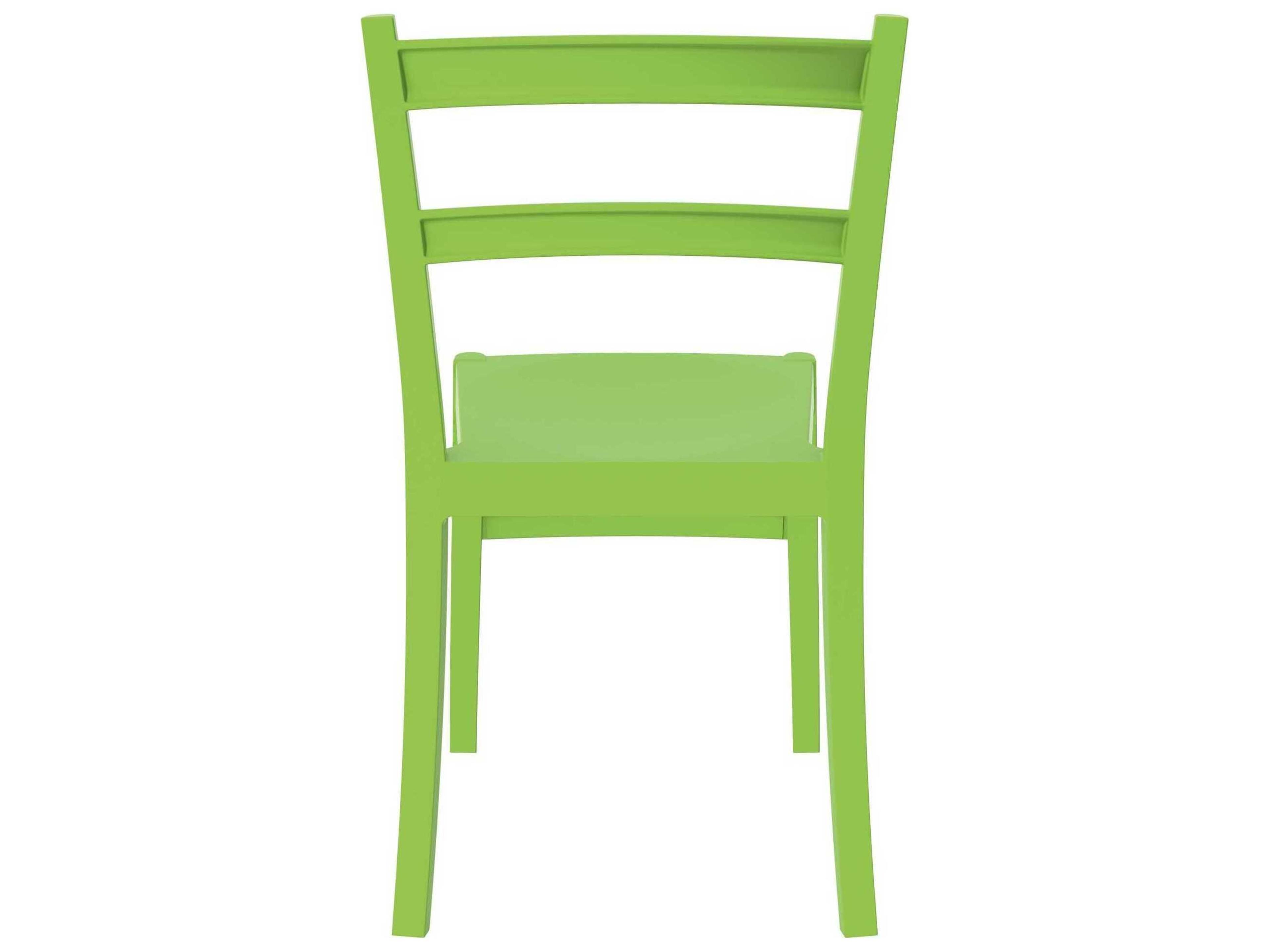 Compamia Tiffany Tropical Green Polypropylene Resin Dining Chair