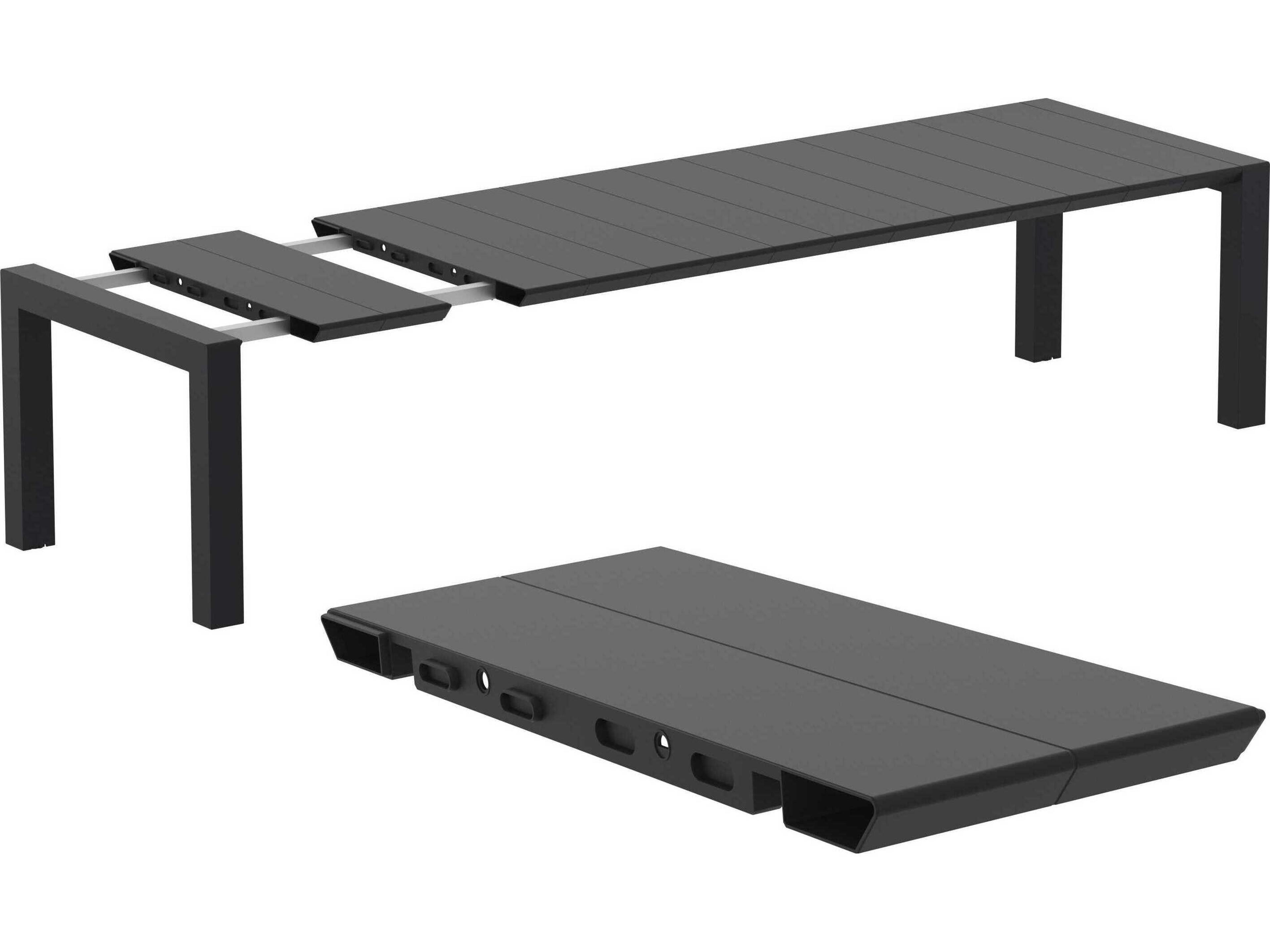 Compamia Pacific Black Resin Dining Set