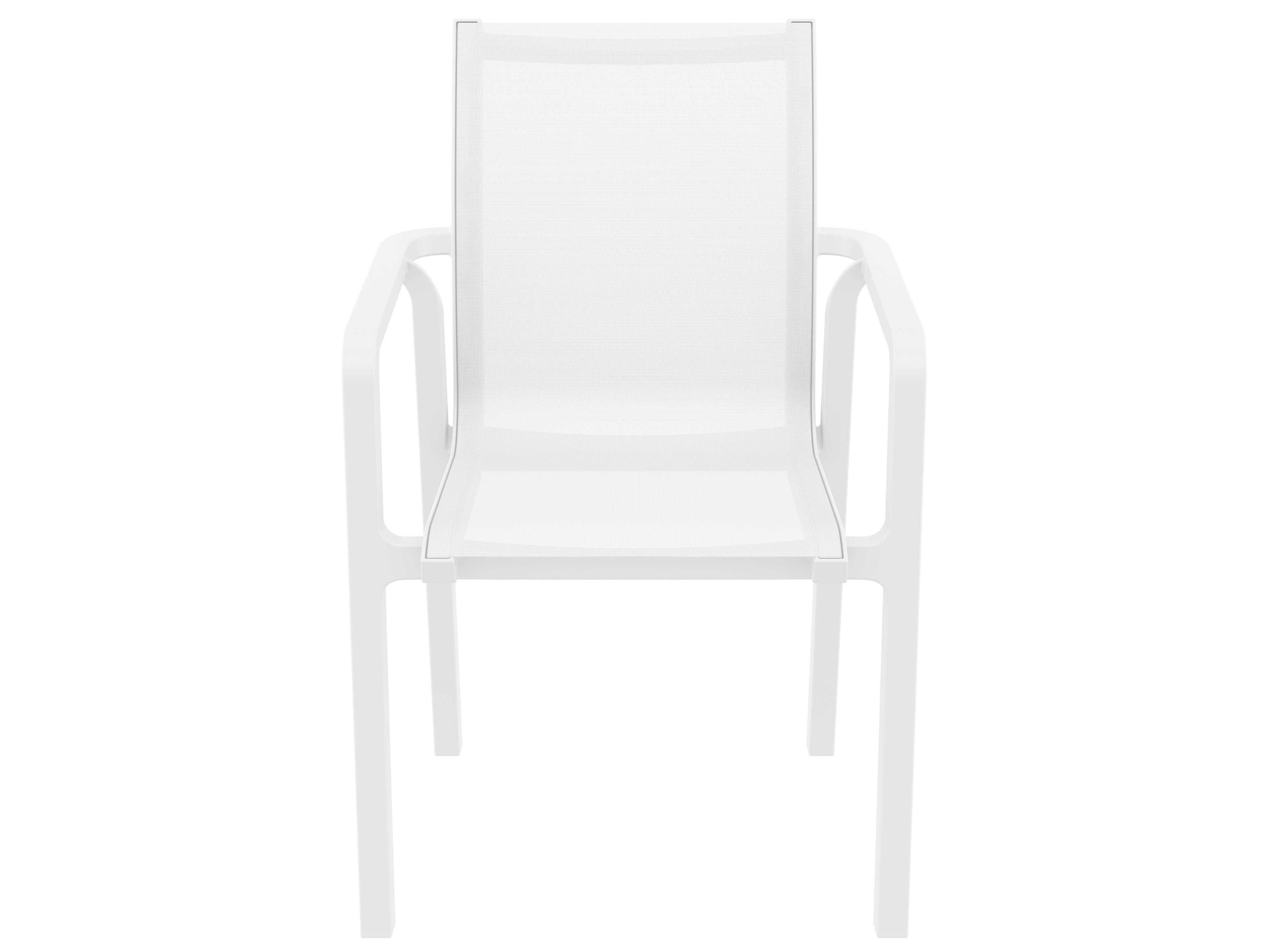 Compamia Pacific White Resin Sling Dining Chair