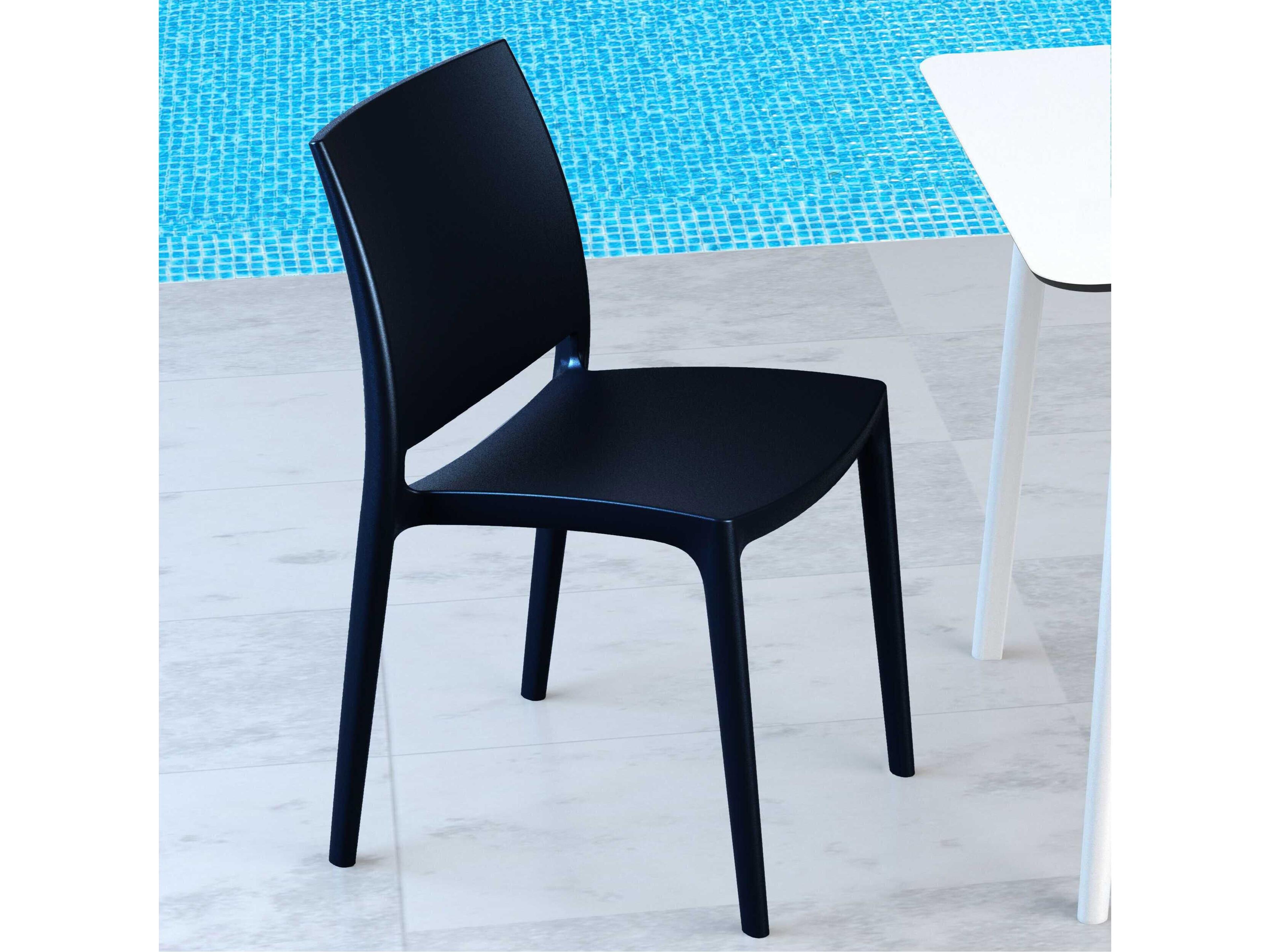 Compamia Maya Black Resin Dining Chair