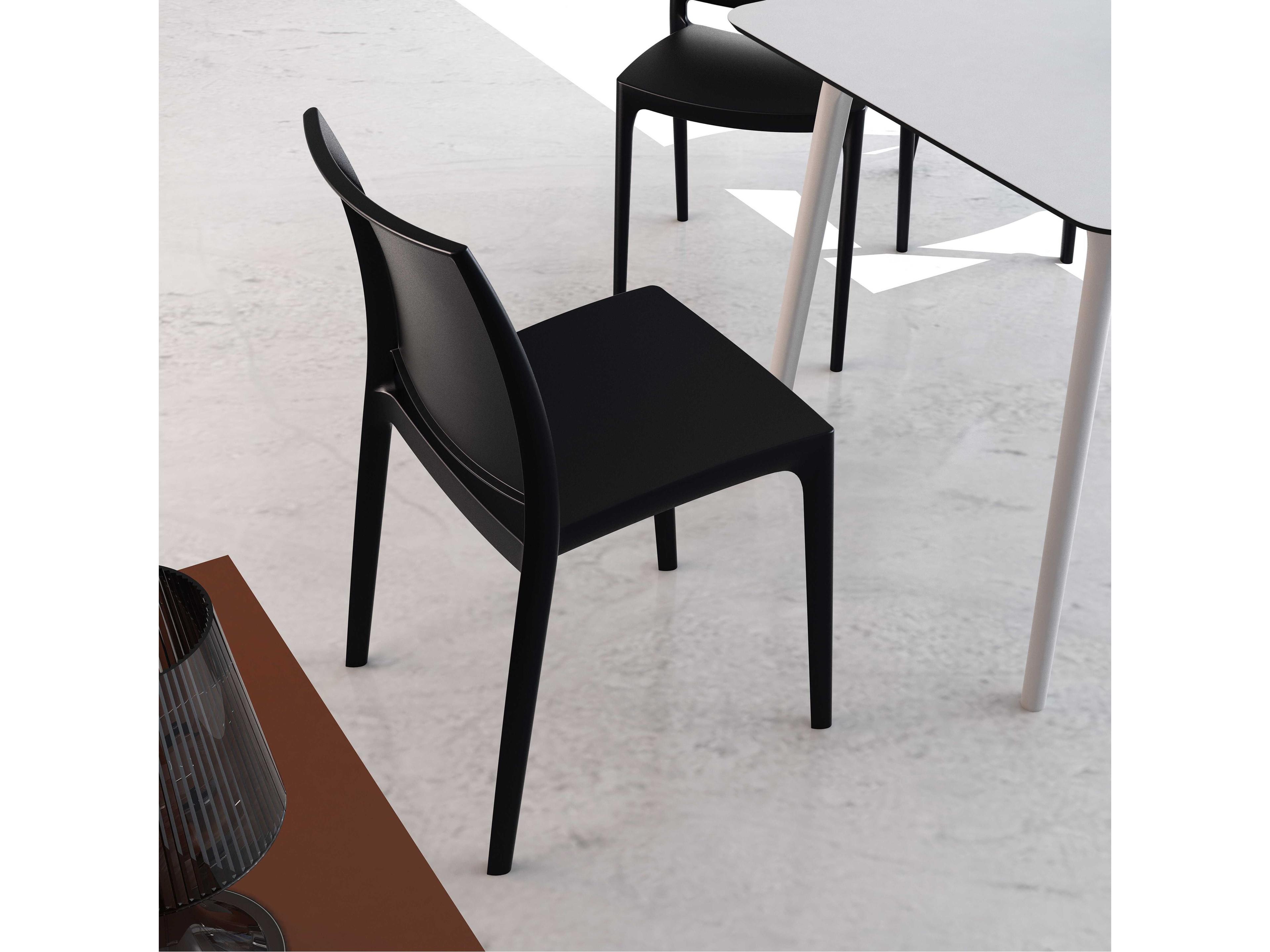 Compamia Maya Black Resin Dining Chair
