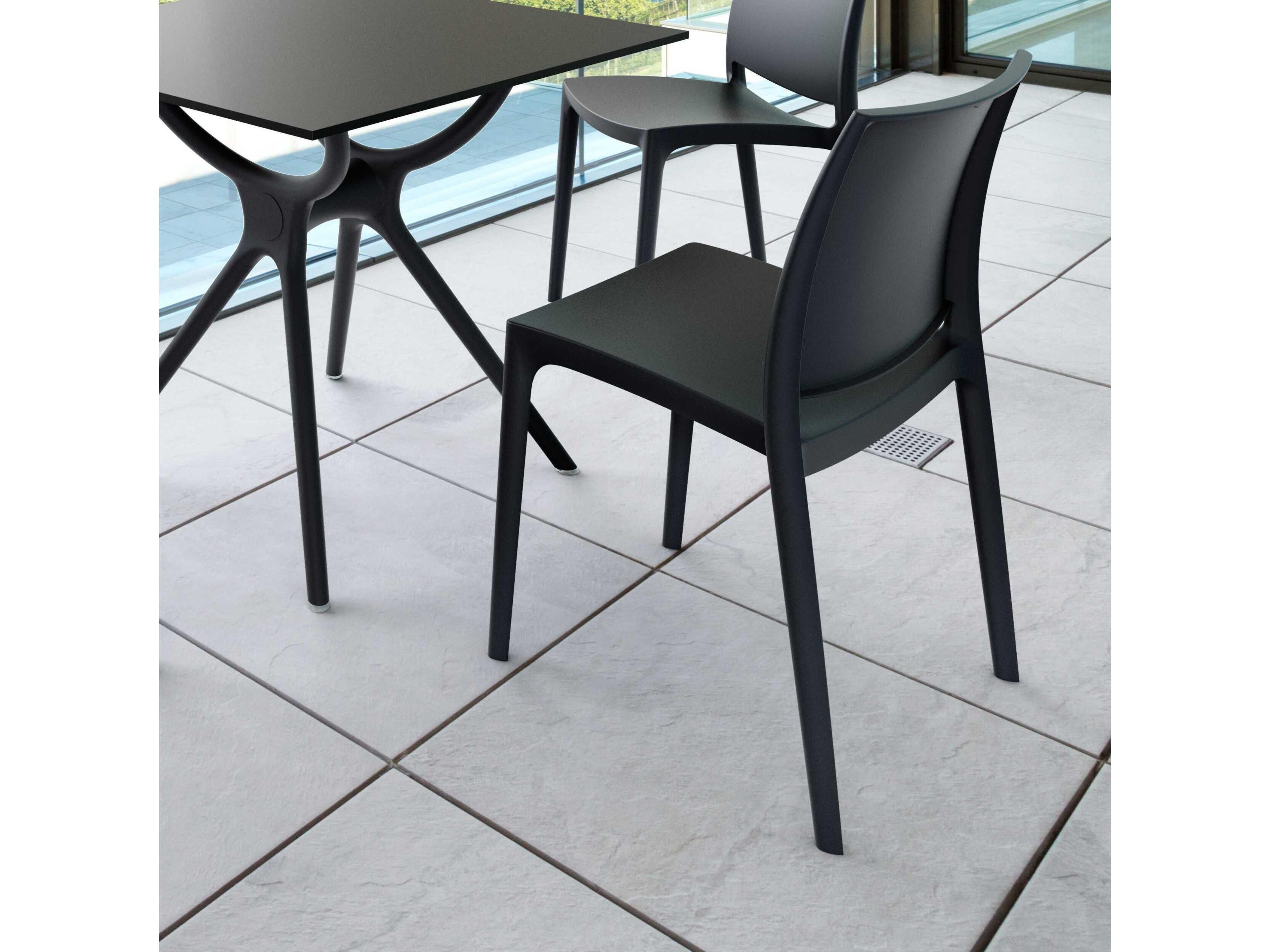 Compamia Maya Black Resin Dining Chair