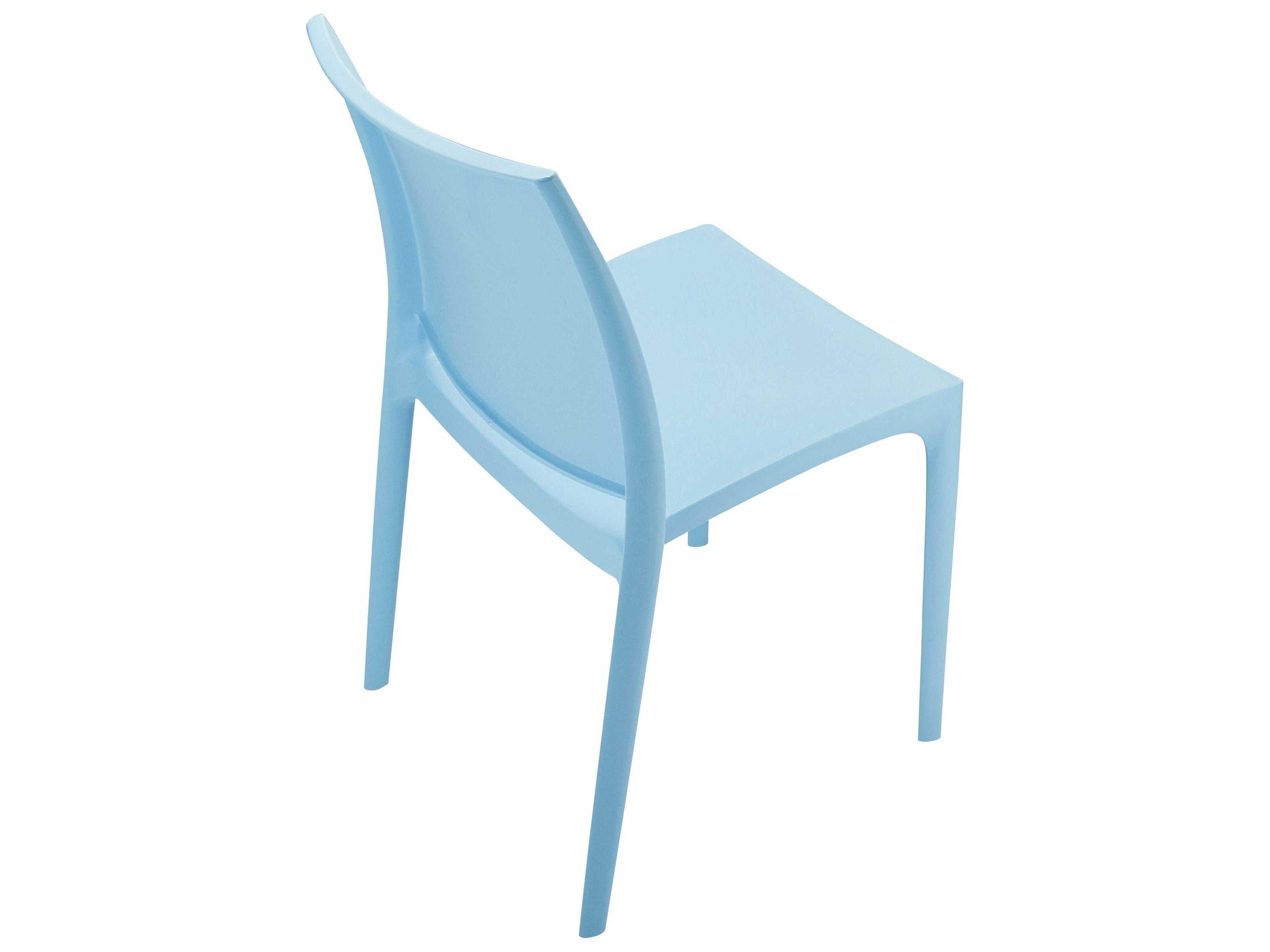 Compamia Maya Blue Resin Dining Chair