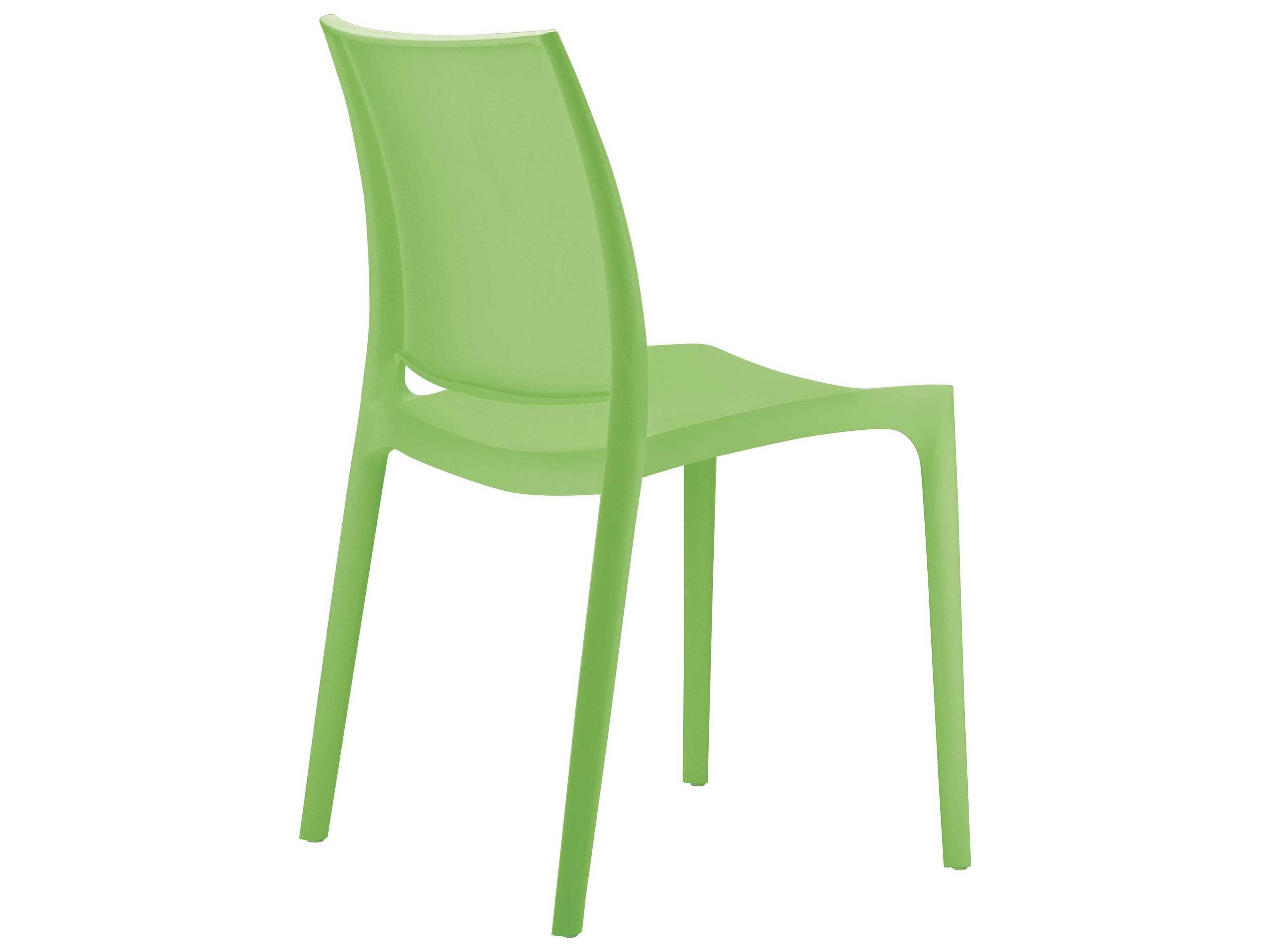 Compamia Maya Tropical Green Resin Dining Chair