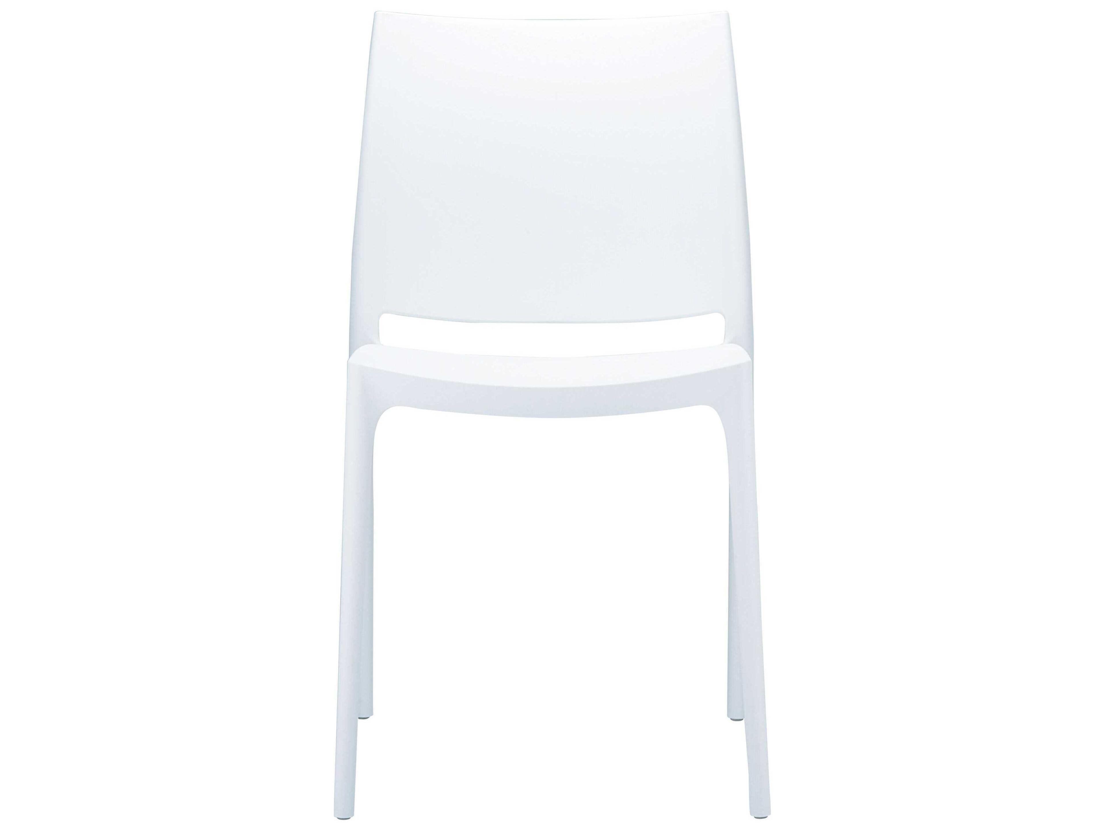 Compamia Maya White Resin Dining Chair