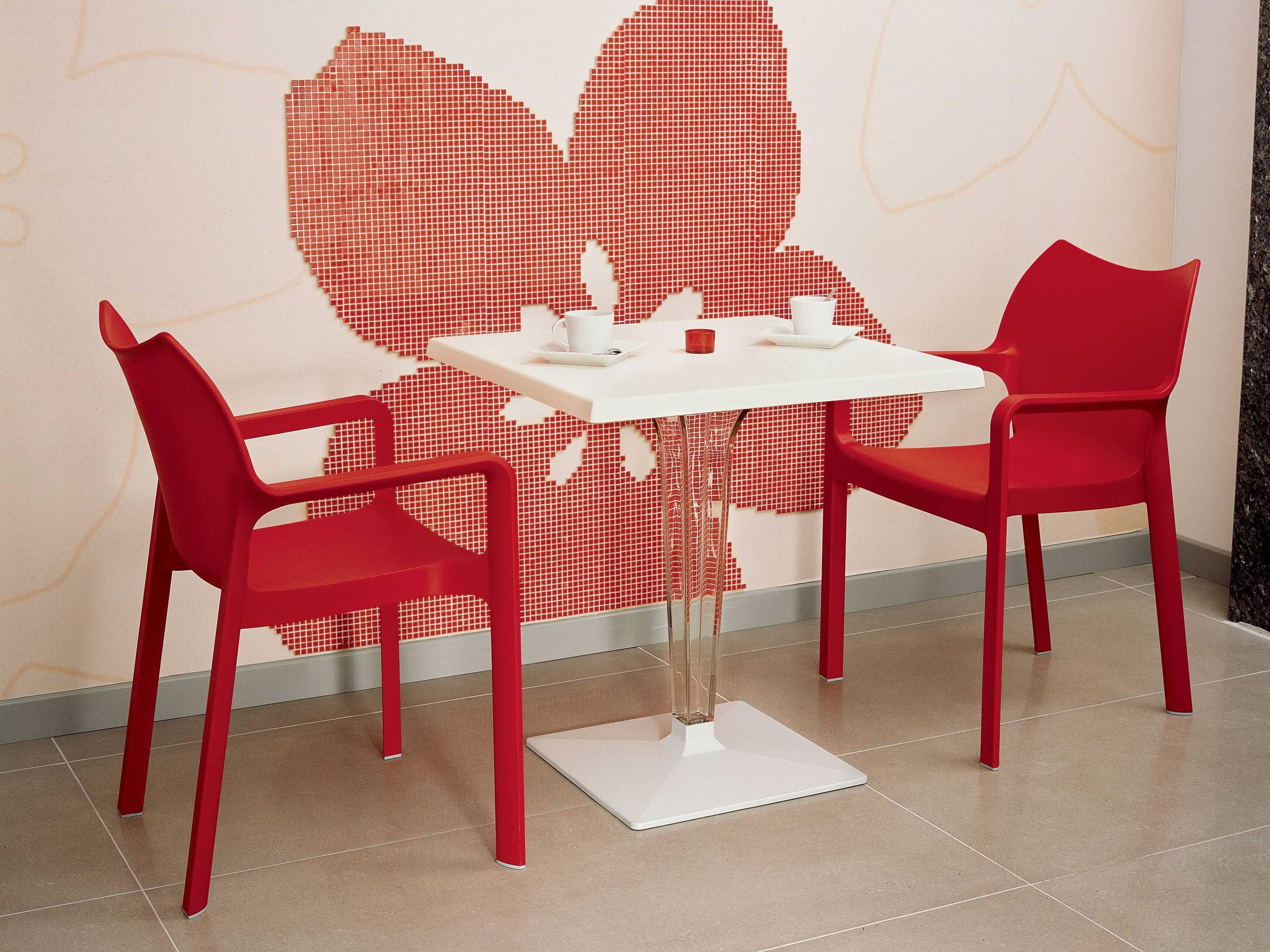 Compamia Diva Red Resin Dining Chair