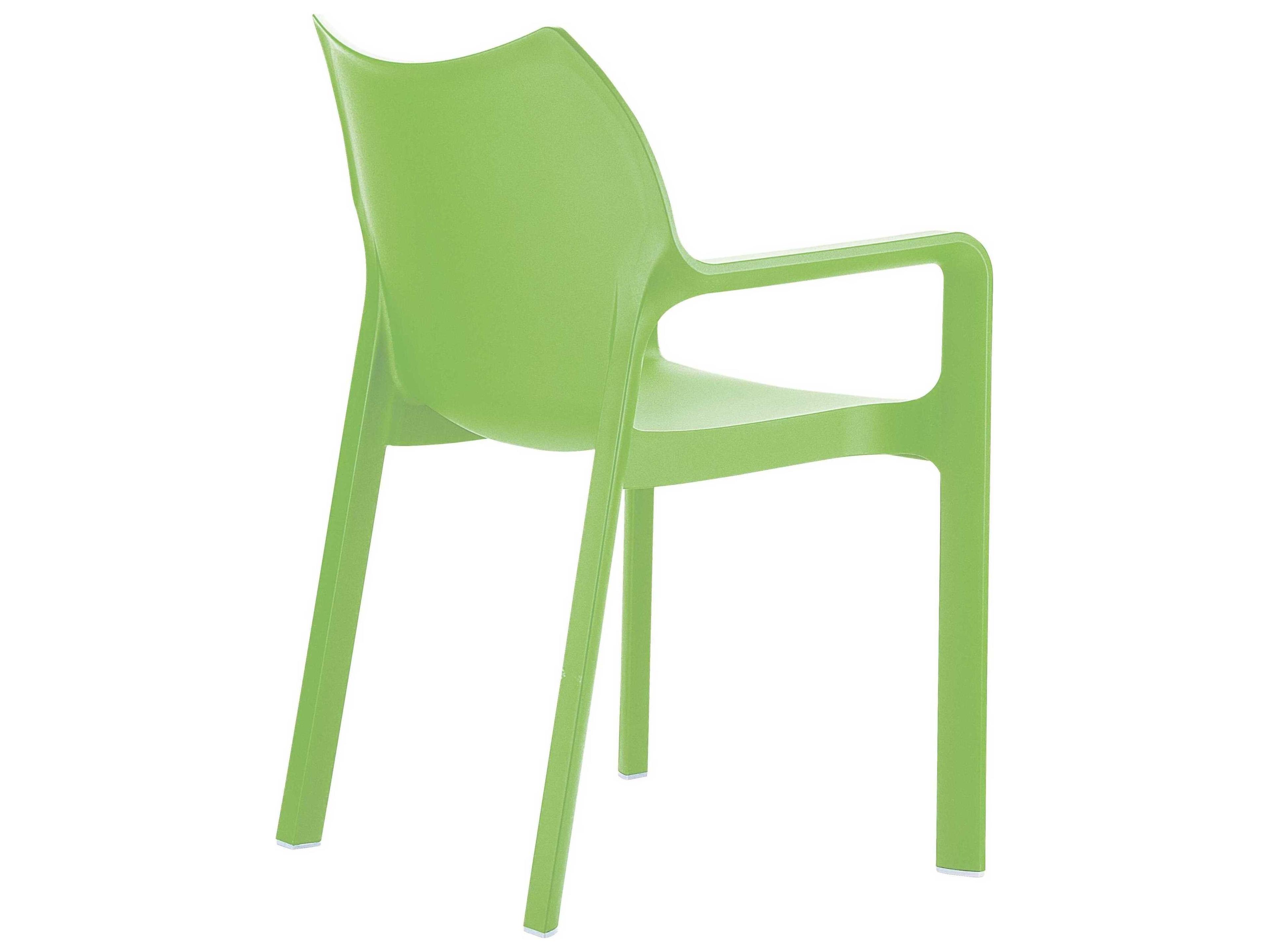 Compamia Diva Tropical Green Resin Dining Chair