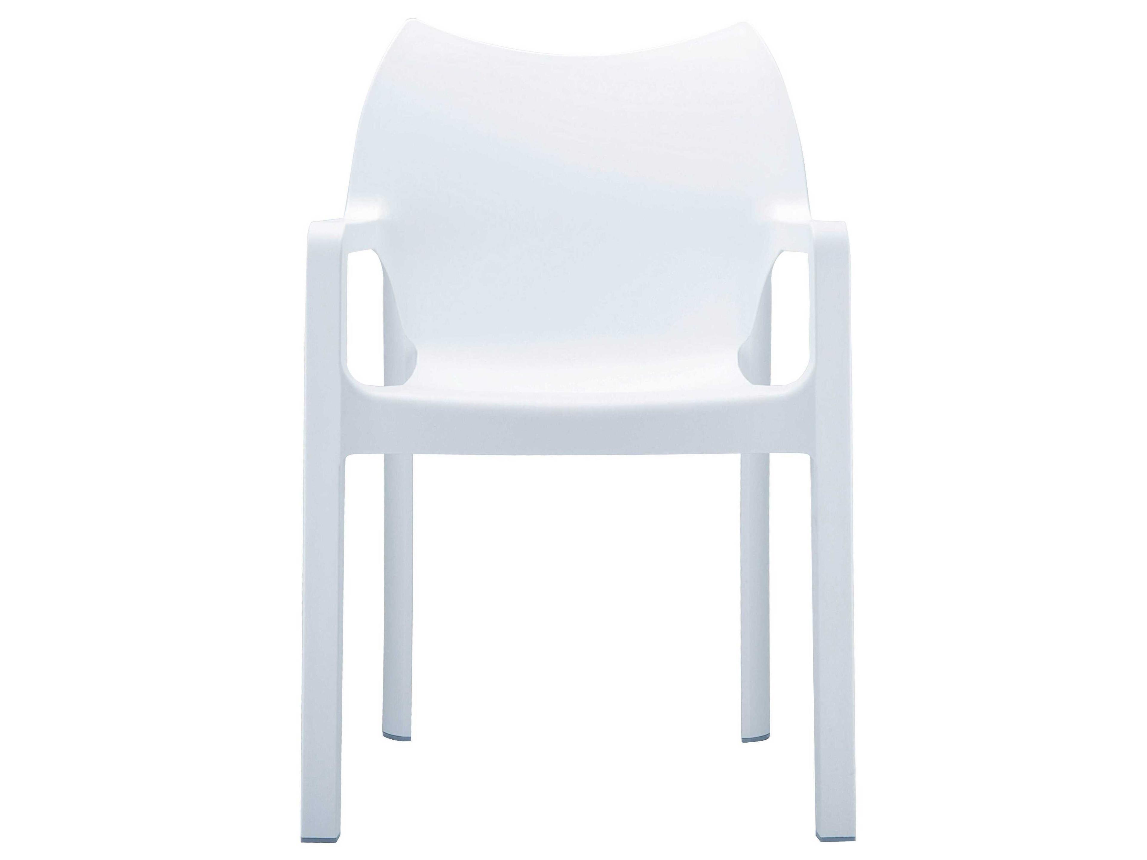 Compamia Diva White Resin Dining Chair