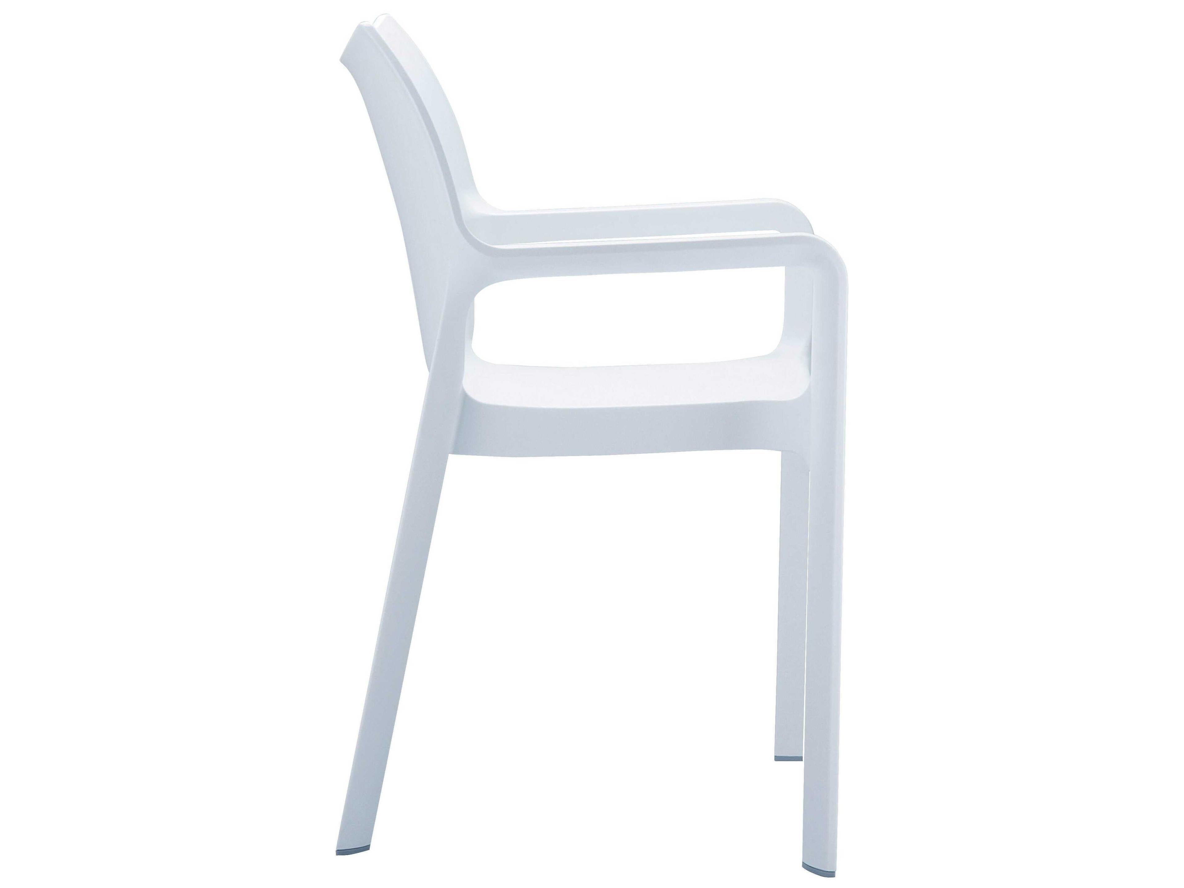 Compamia Diva White Resin Dining Chair