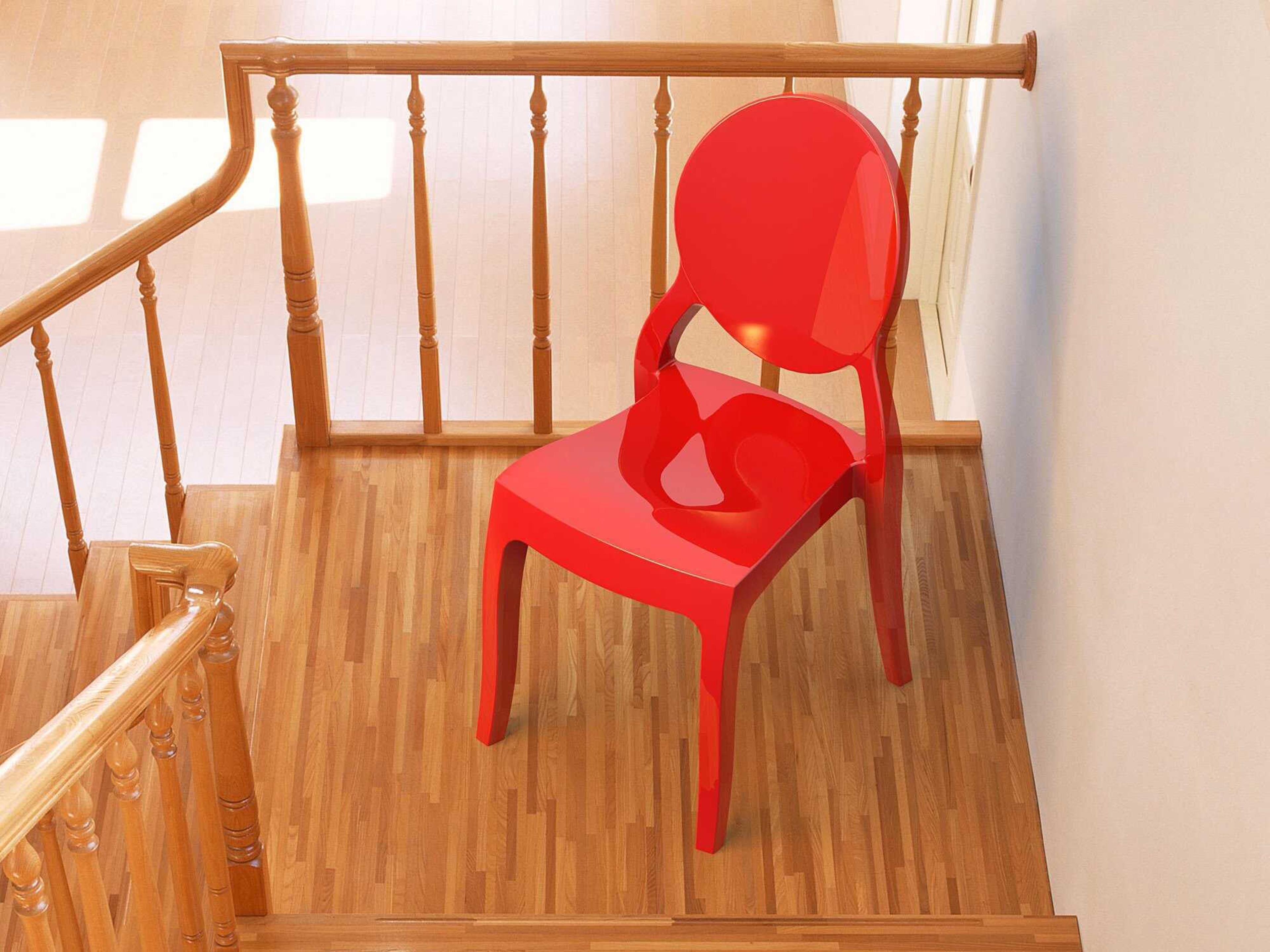 Compamia Elizabeth Glossy Red Dining Chair