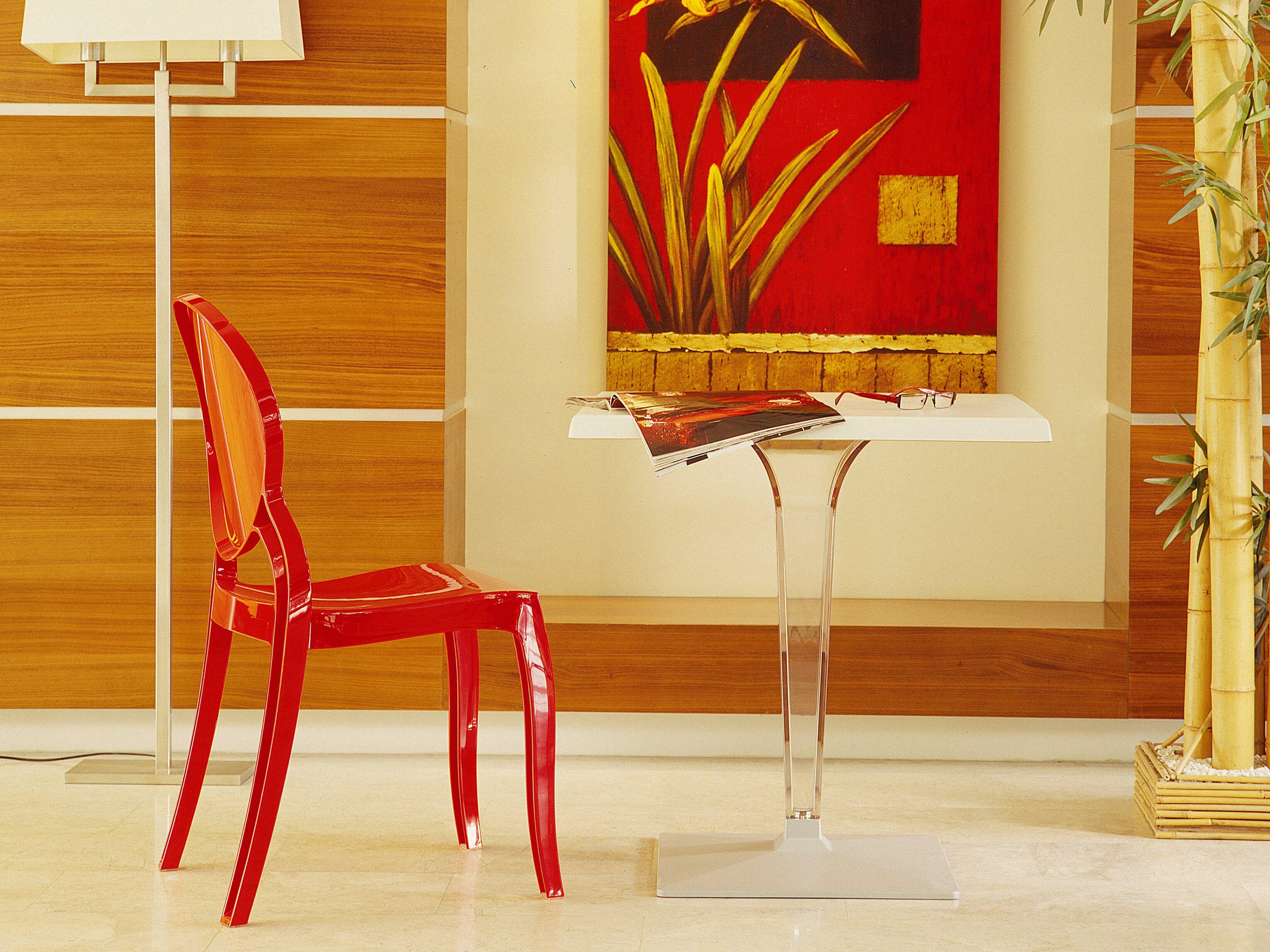 Compamia Elizabeth Glossy Red Dining Chair