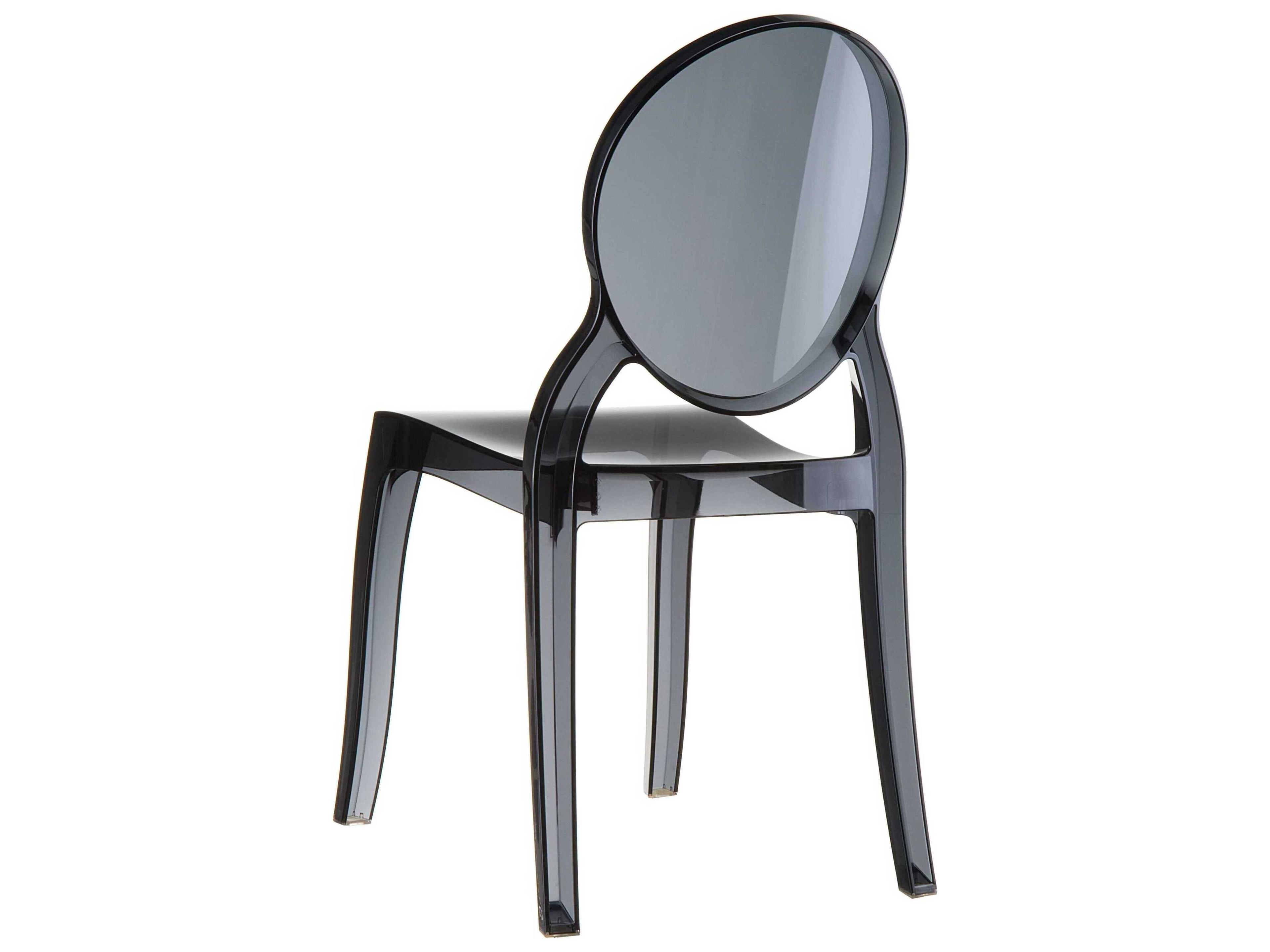 Compamia Elizabeth Transparent Black Dining Chair