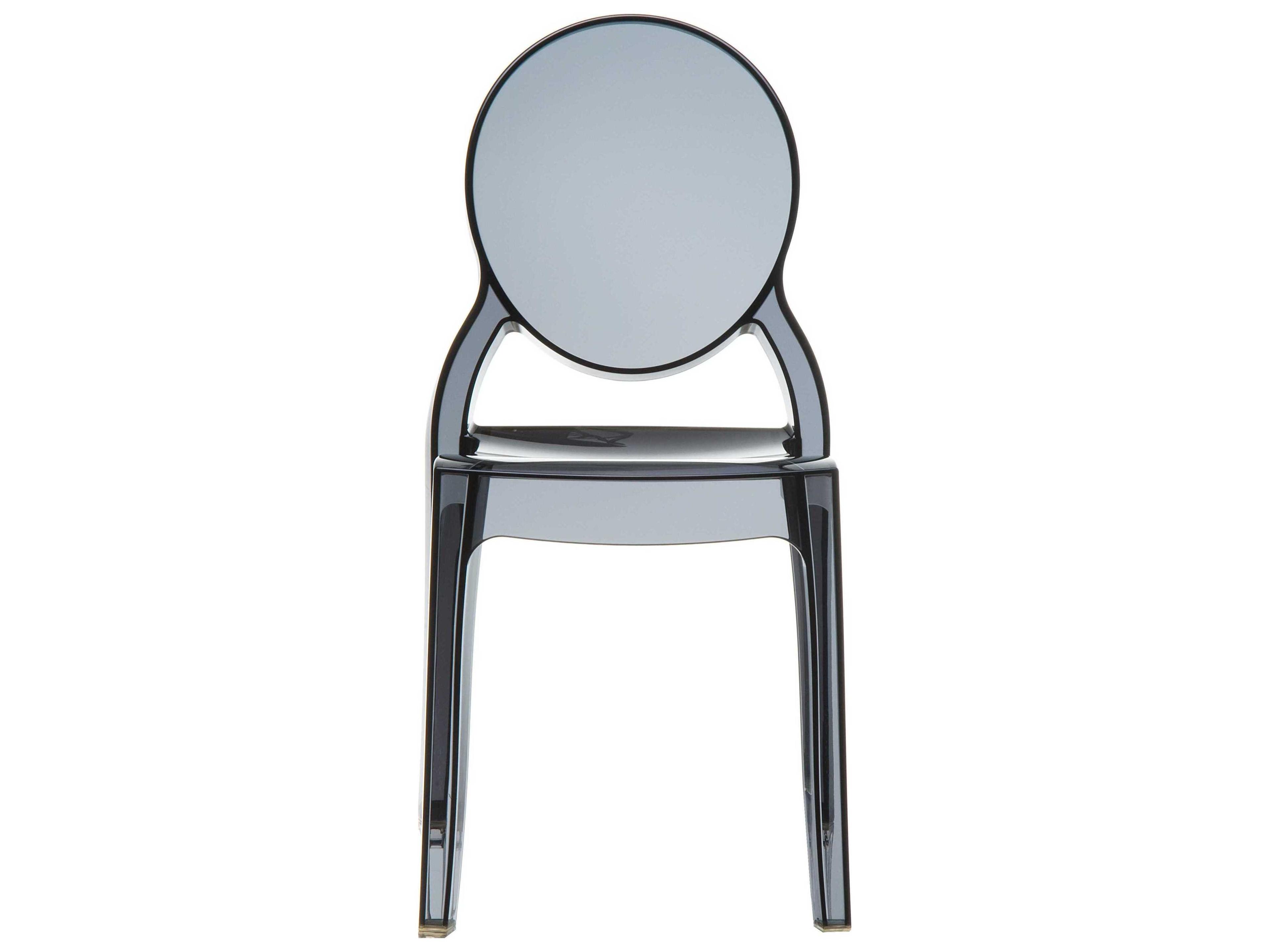 Compamia Elizabeth Transparent Black Dining Chair