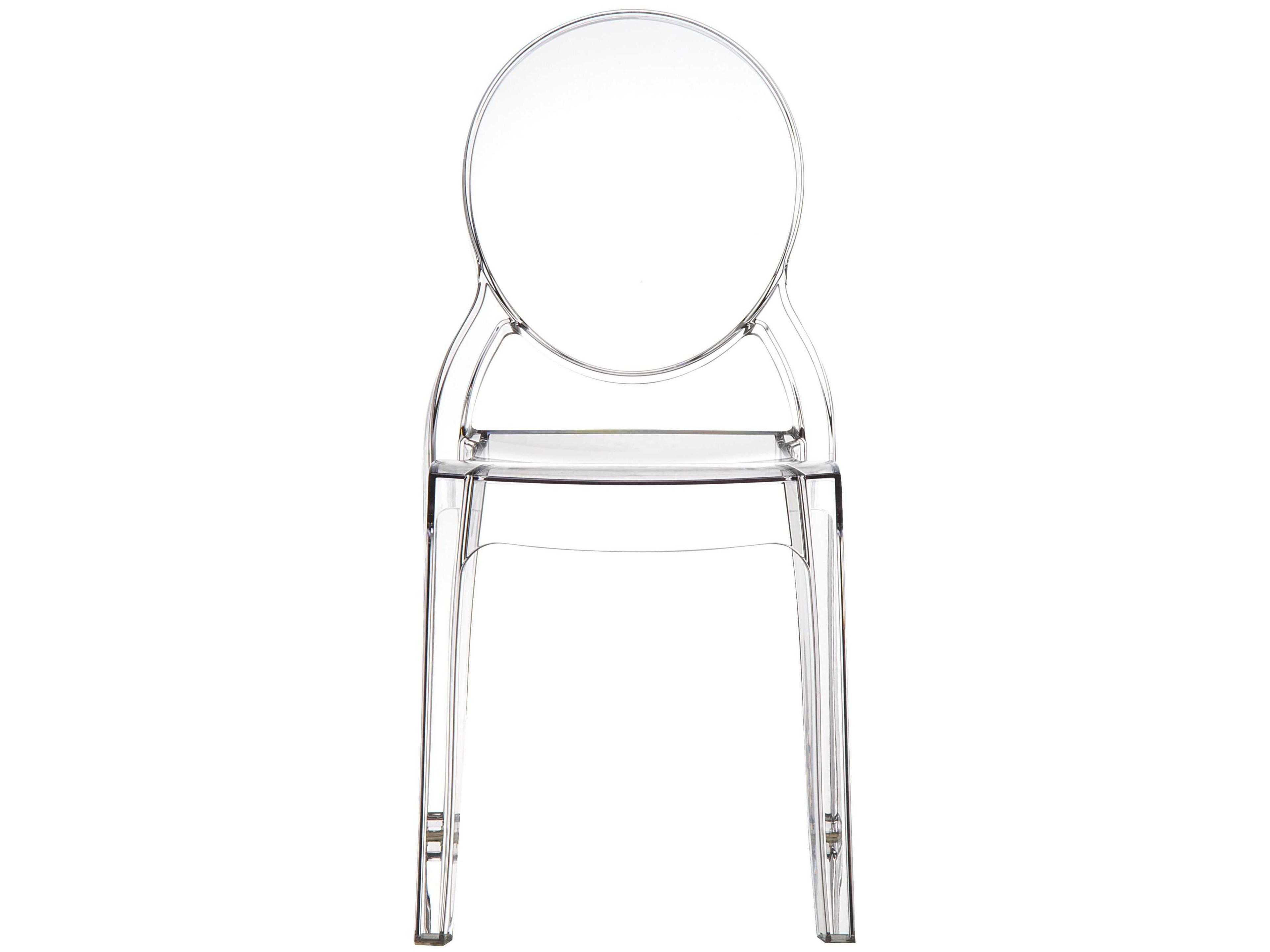 Compamia Elizabeth Transparent Clear Dining Chair