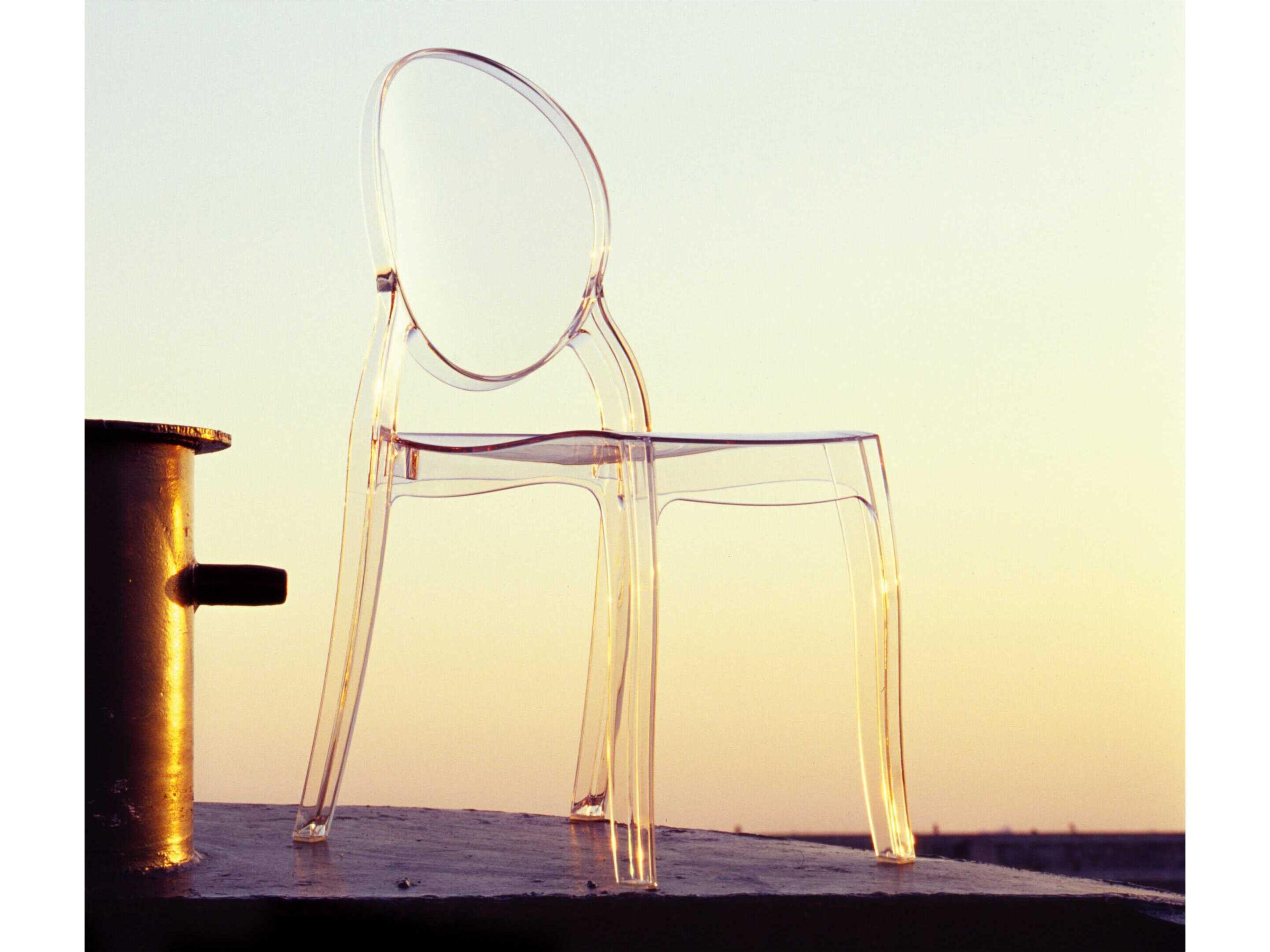 Compamia Elizabeth Transparent Clear Dining Chair