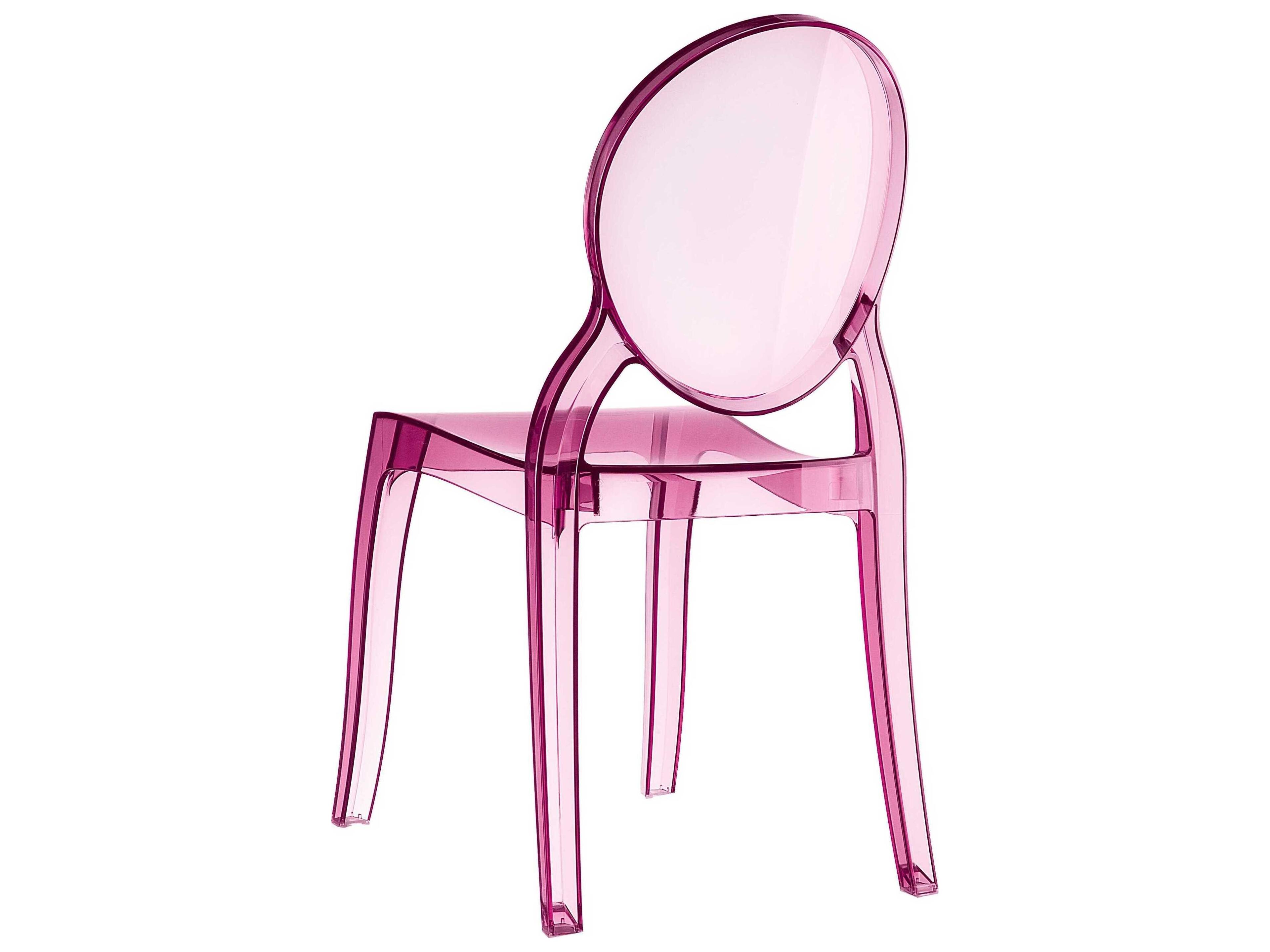 Compamia Elizabeth Transparent Pink Dining Chair
