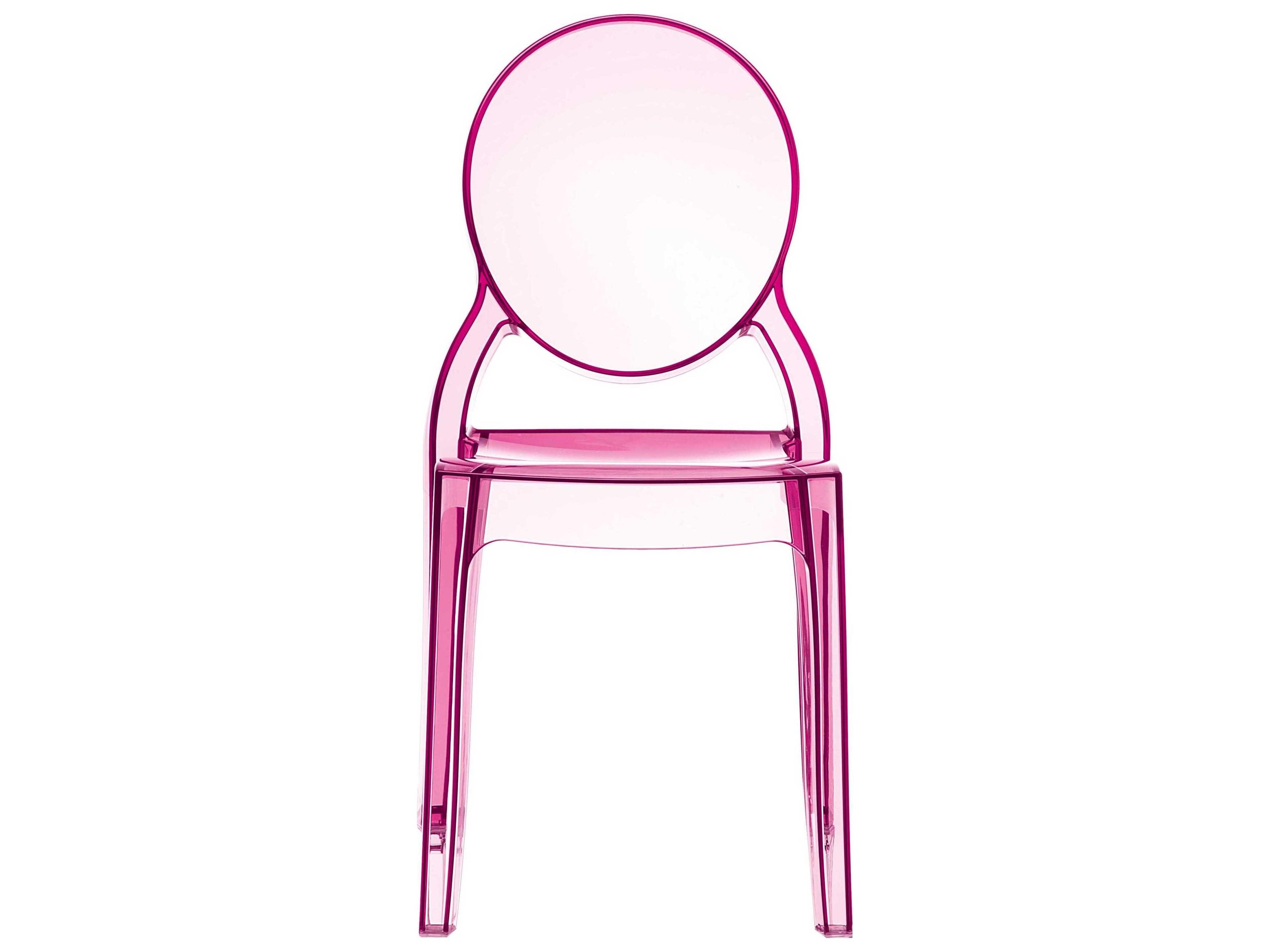 Compamia Elizabeth Transparent Pink Dining Chair