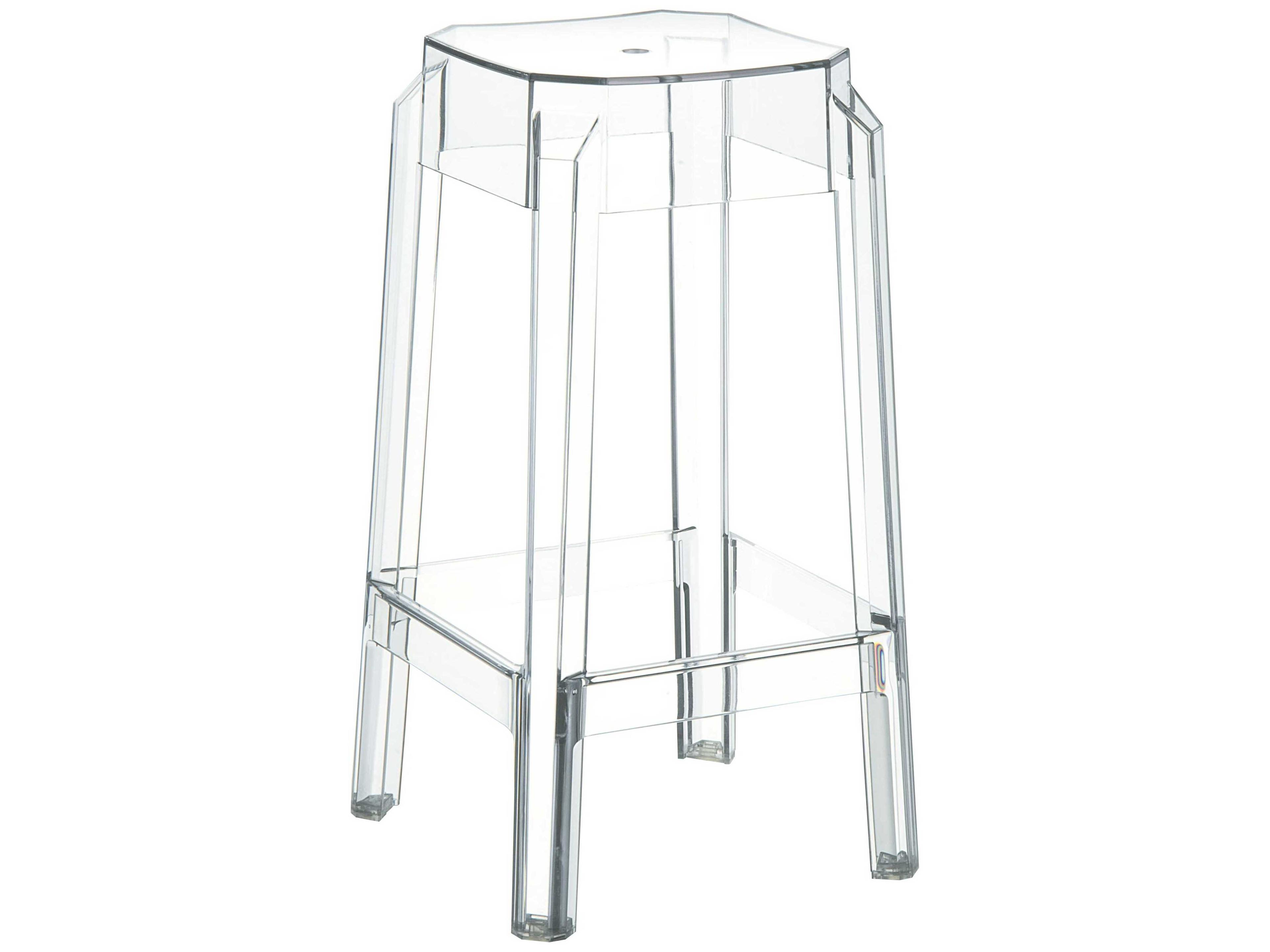 Fox Clear Transparent Counter Stool