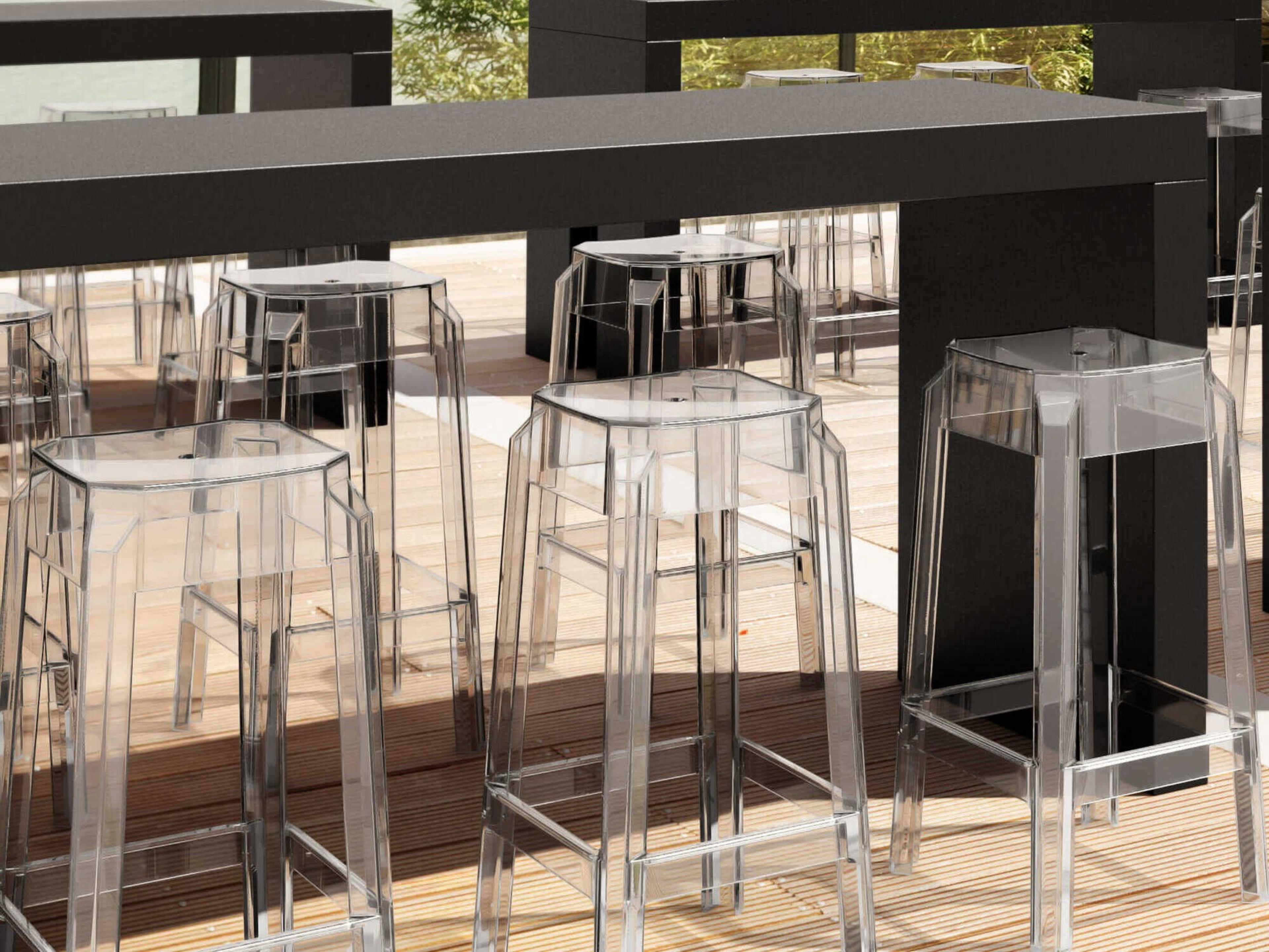 Compamia Fox Clear Transparent Counter Stool