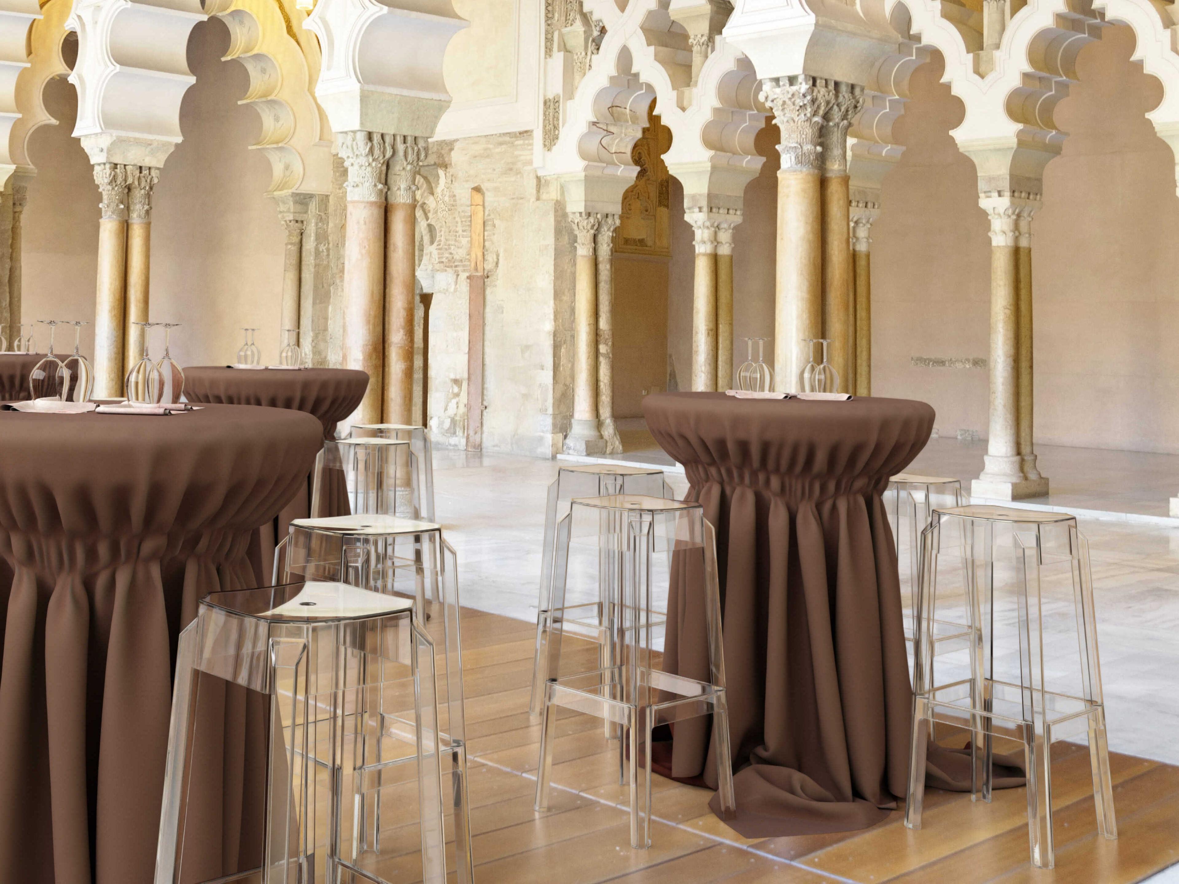 Compamia Fox Clear Transparent Bar Stool