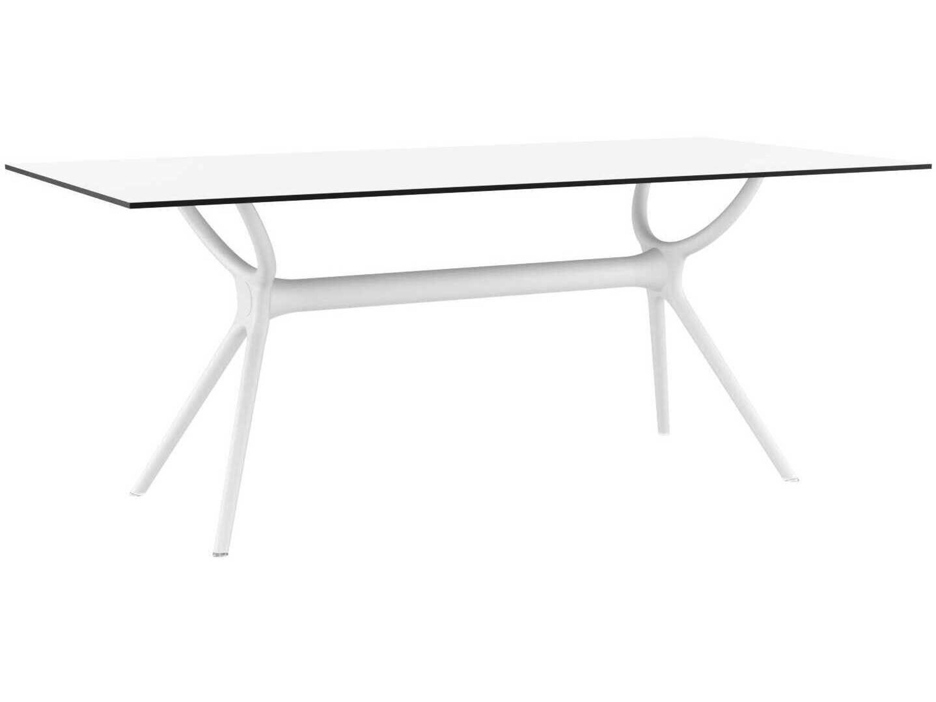 Compamia Miranda White Resin Dining Set