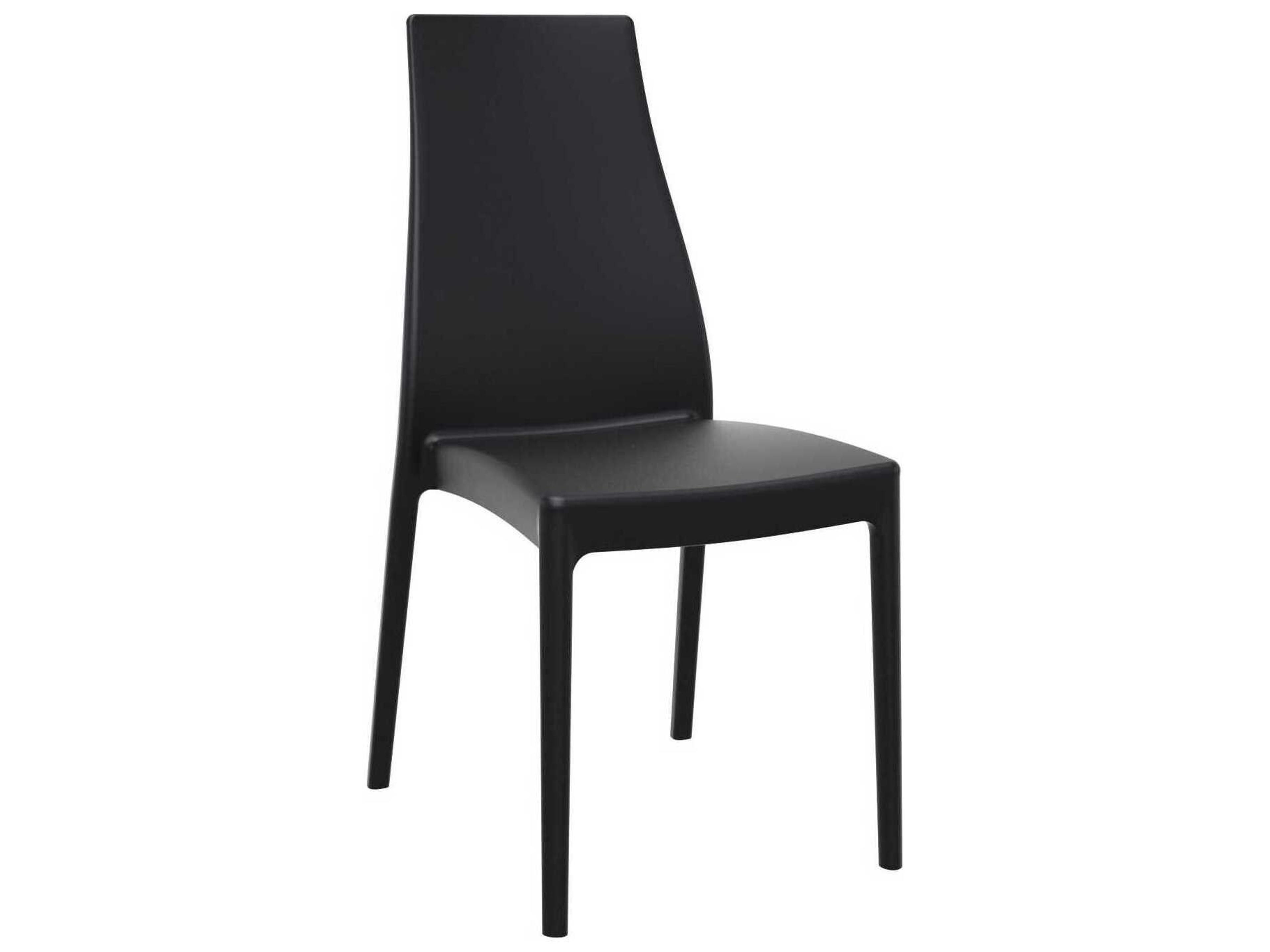 Miranda Black Resin Dining Chair