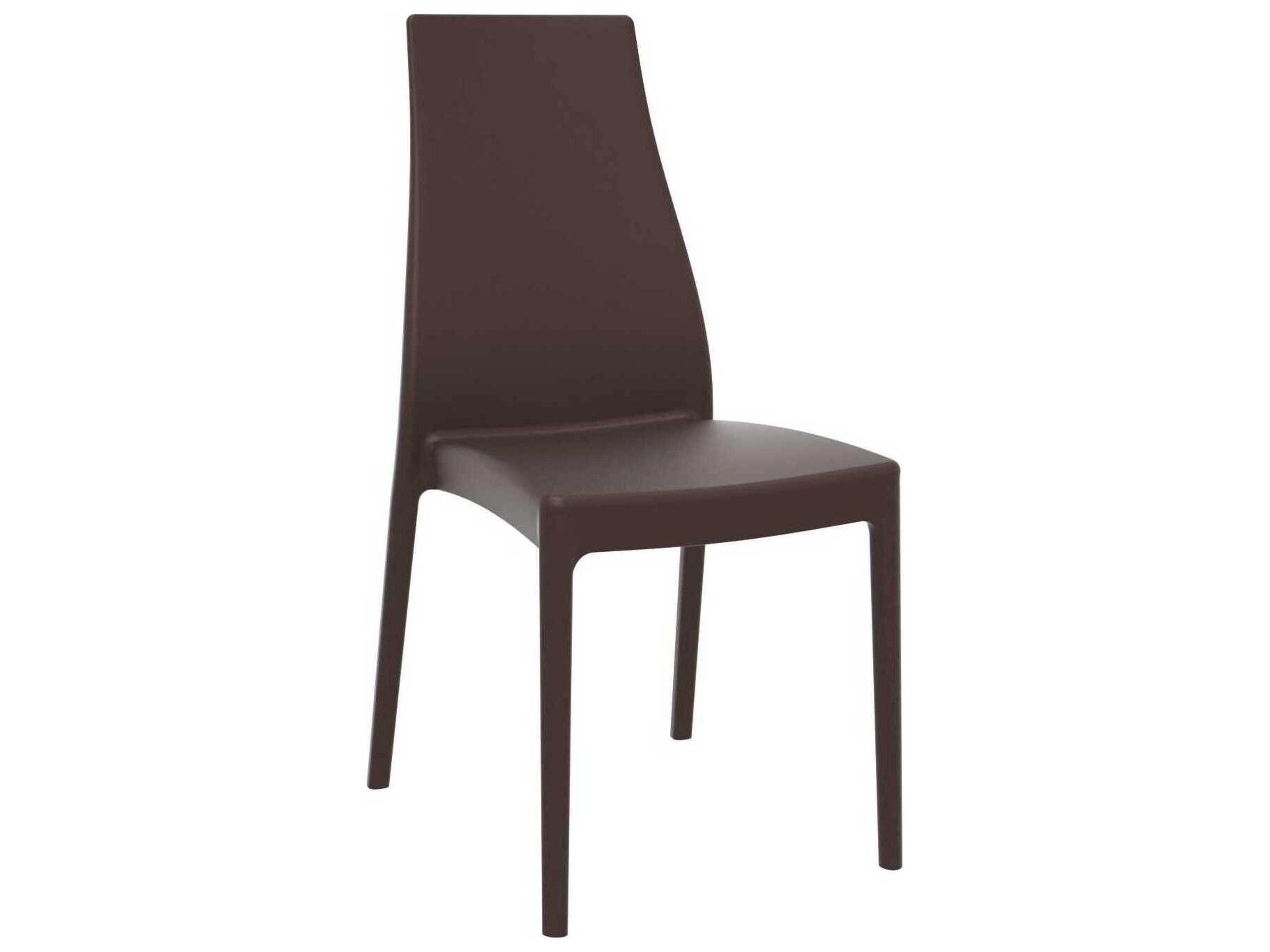 Miranda Brown Resin Dining Chair