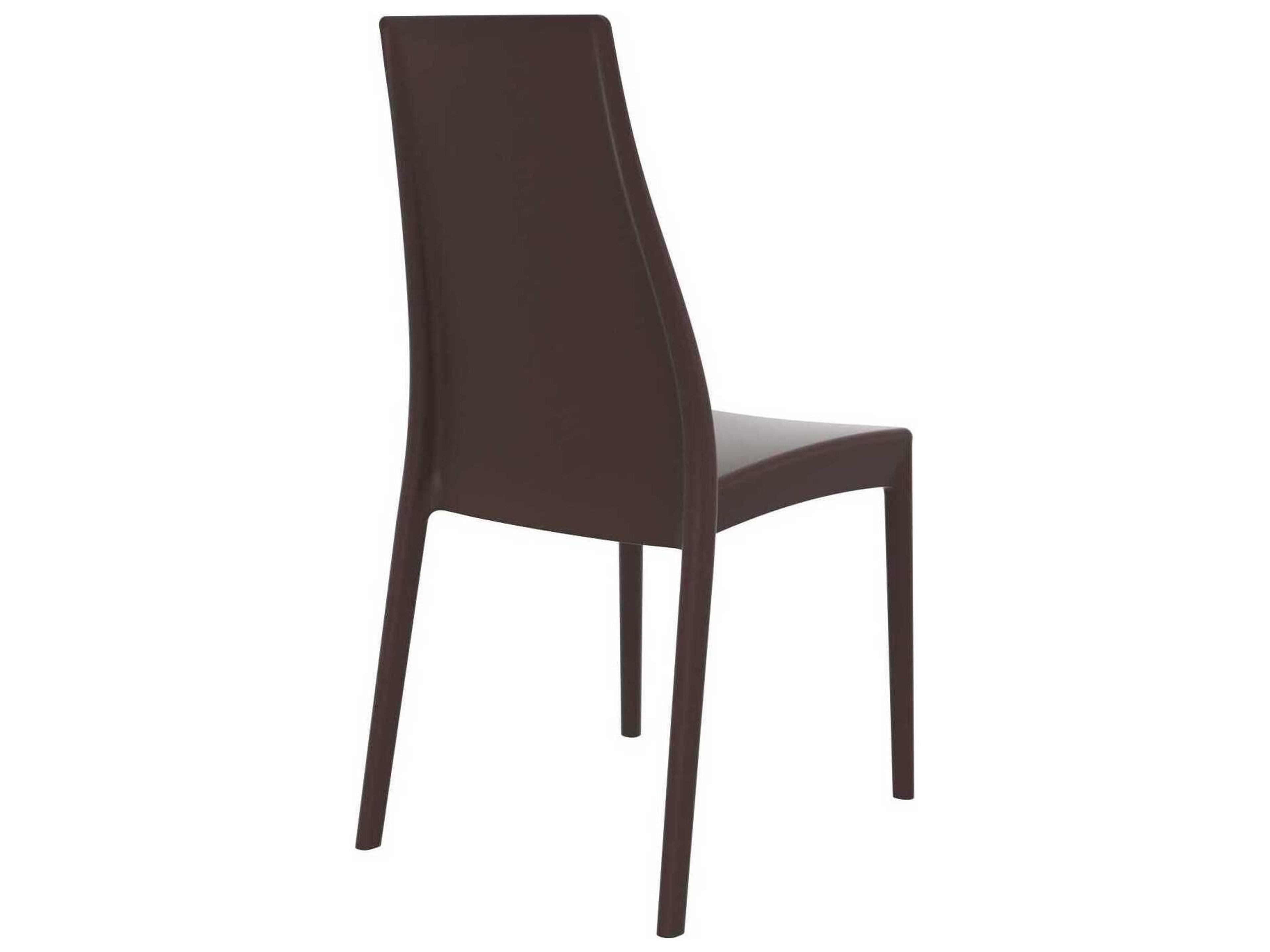 Compamia Miranda Brown Resin Dining Chair