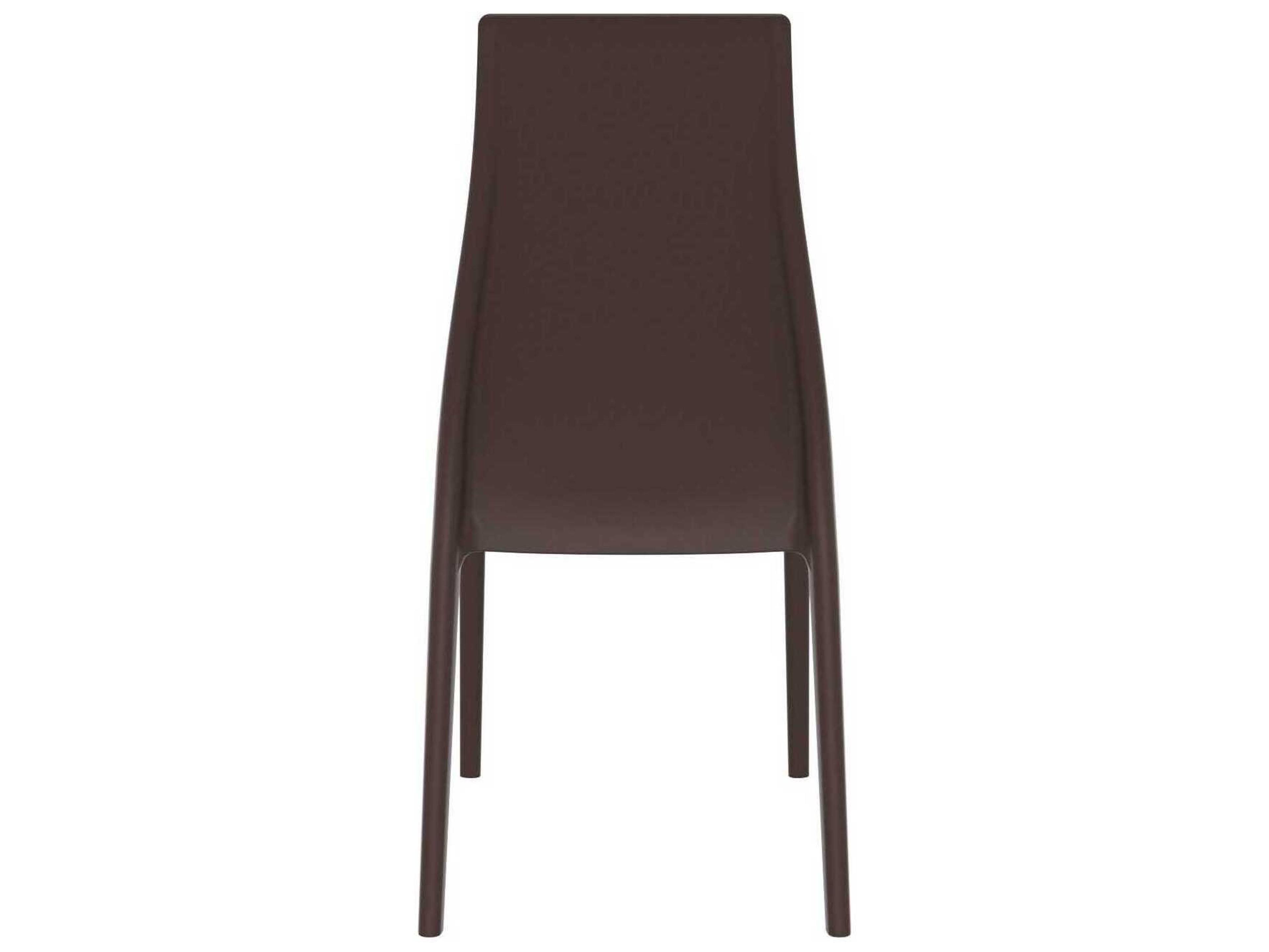 Compamia Miranda Brown Resin Dining Chair