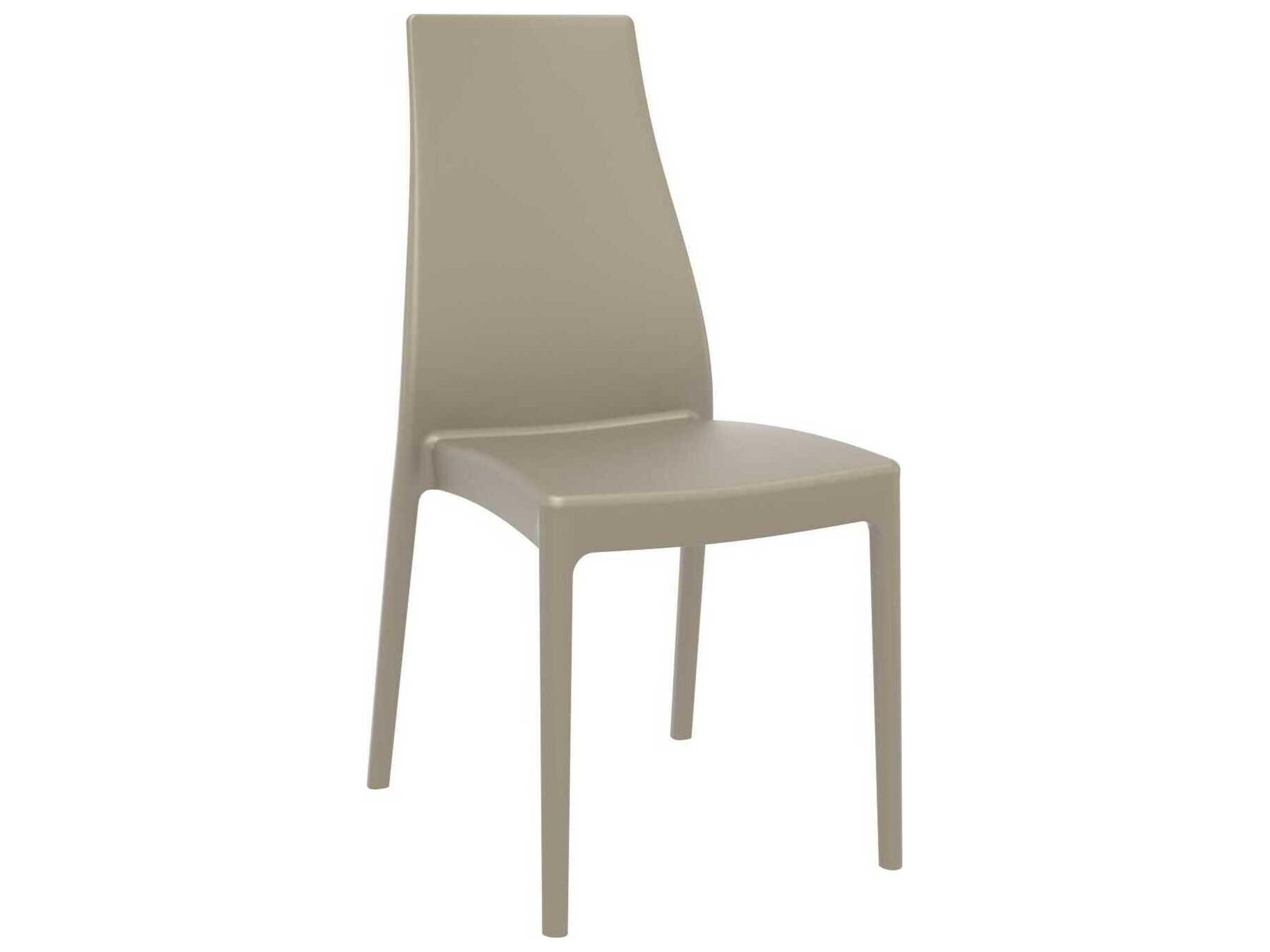 Miranda Taupe Resin Dining Chair