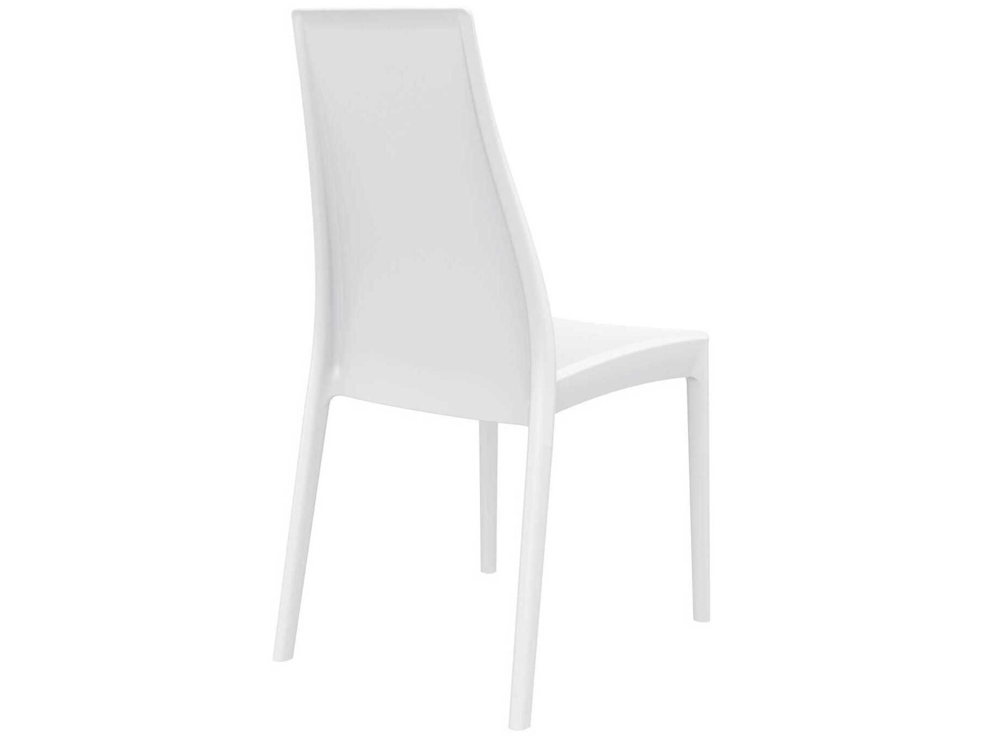 Compamia Miranda White Resin Dining Chair