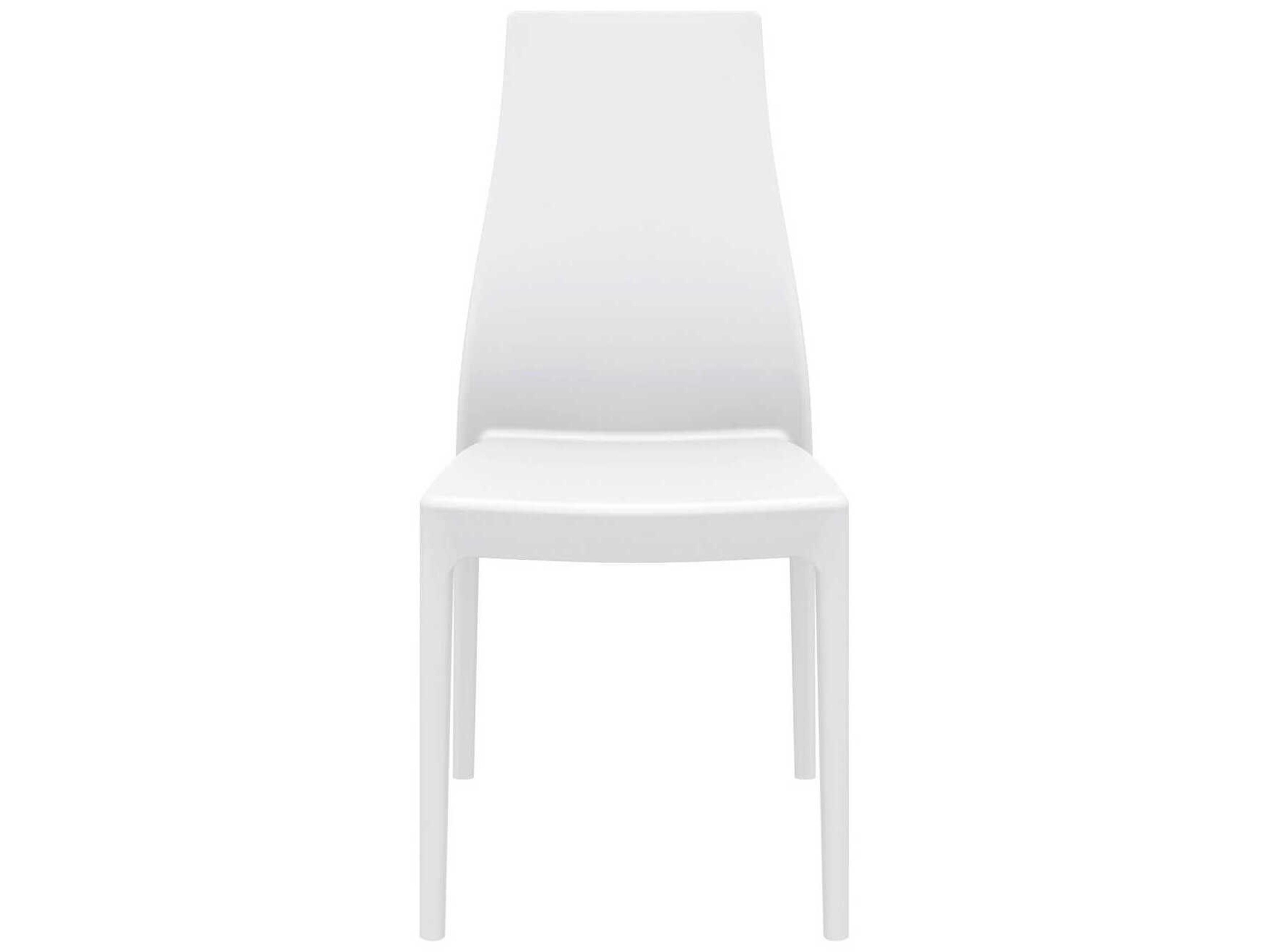 Compamia Miranda White Resin Dining Chair