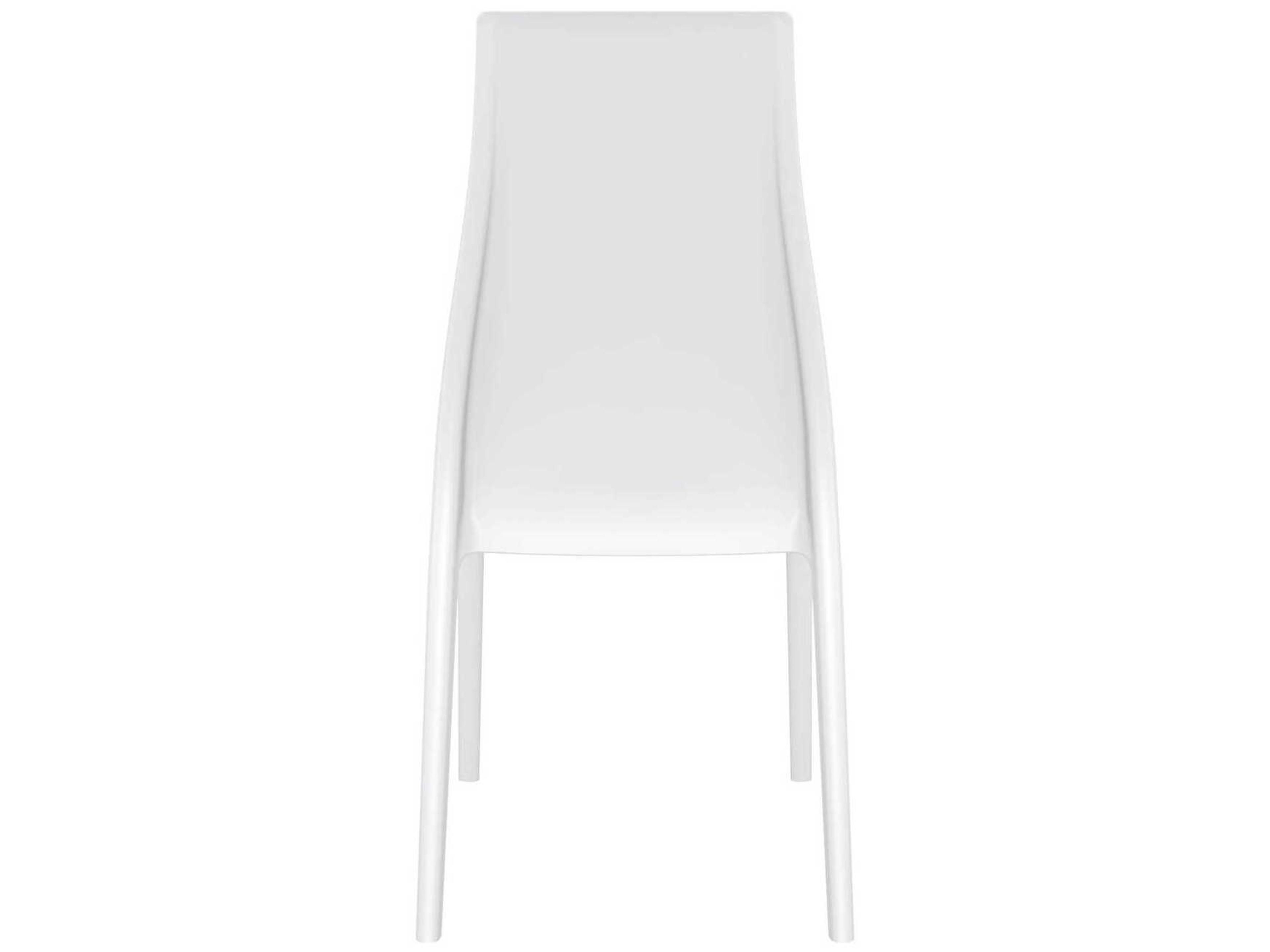 Compamia Miranda White Resin Dining Chair