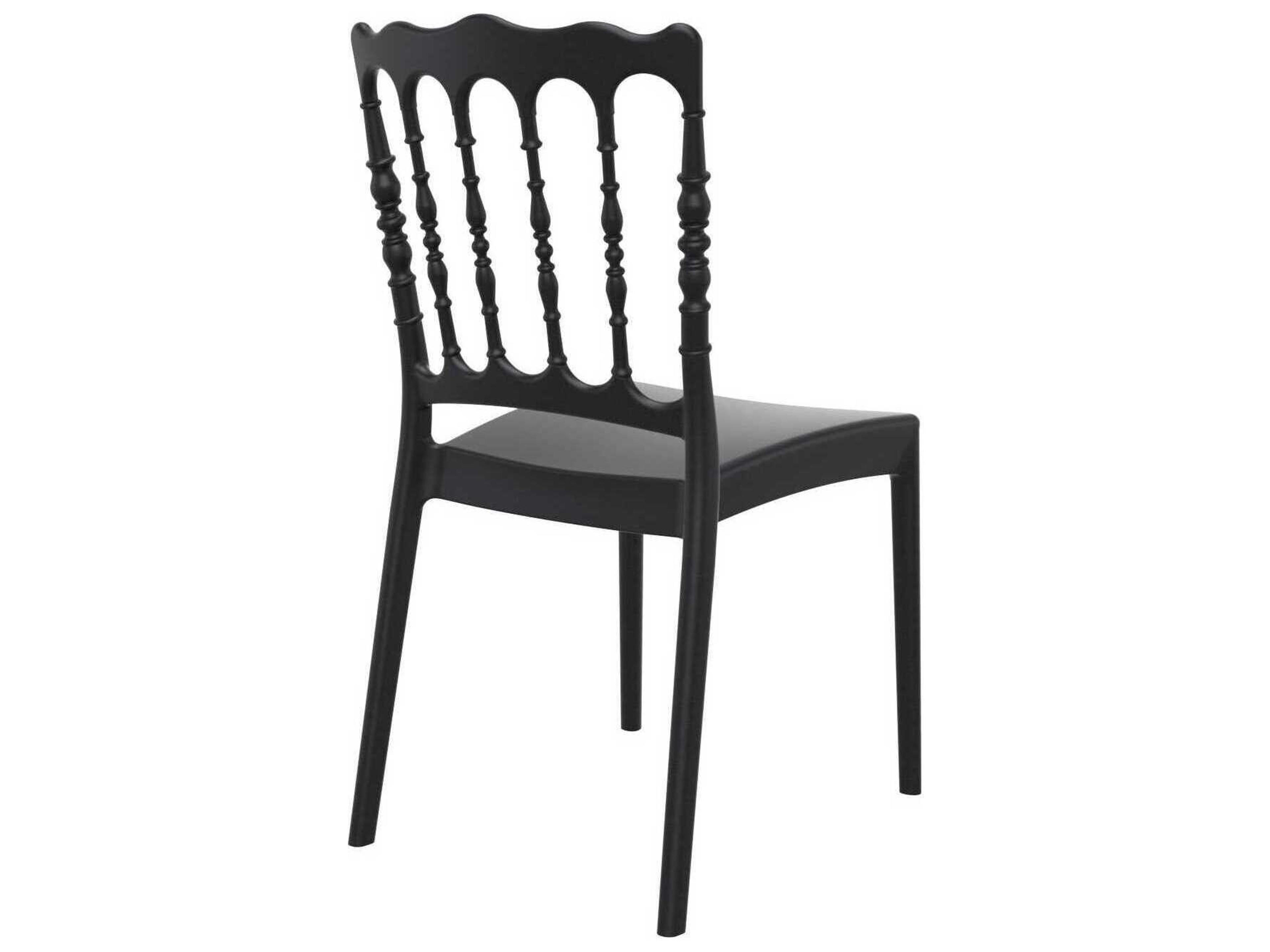 Compamia Napoleon Black Resin Dining Chair
