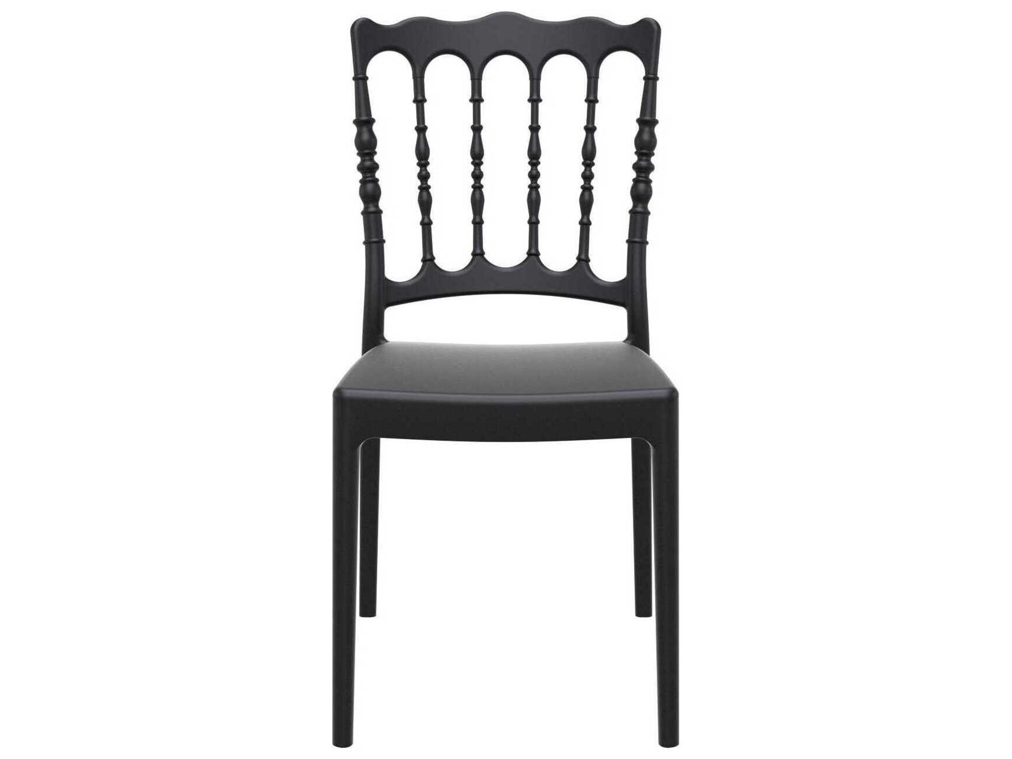 Compamia Napoleon Black Resin Dining Chair