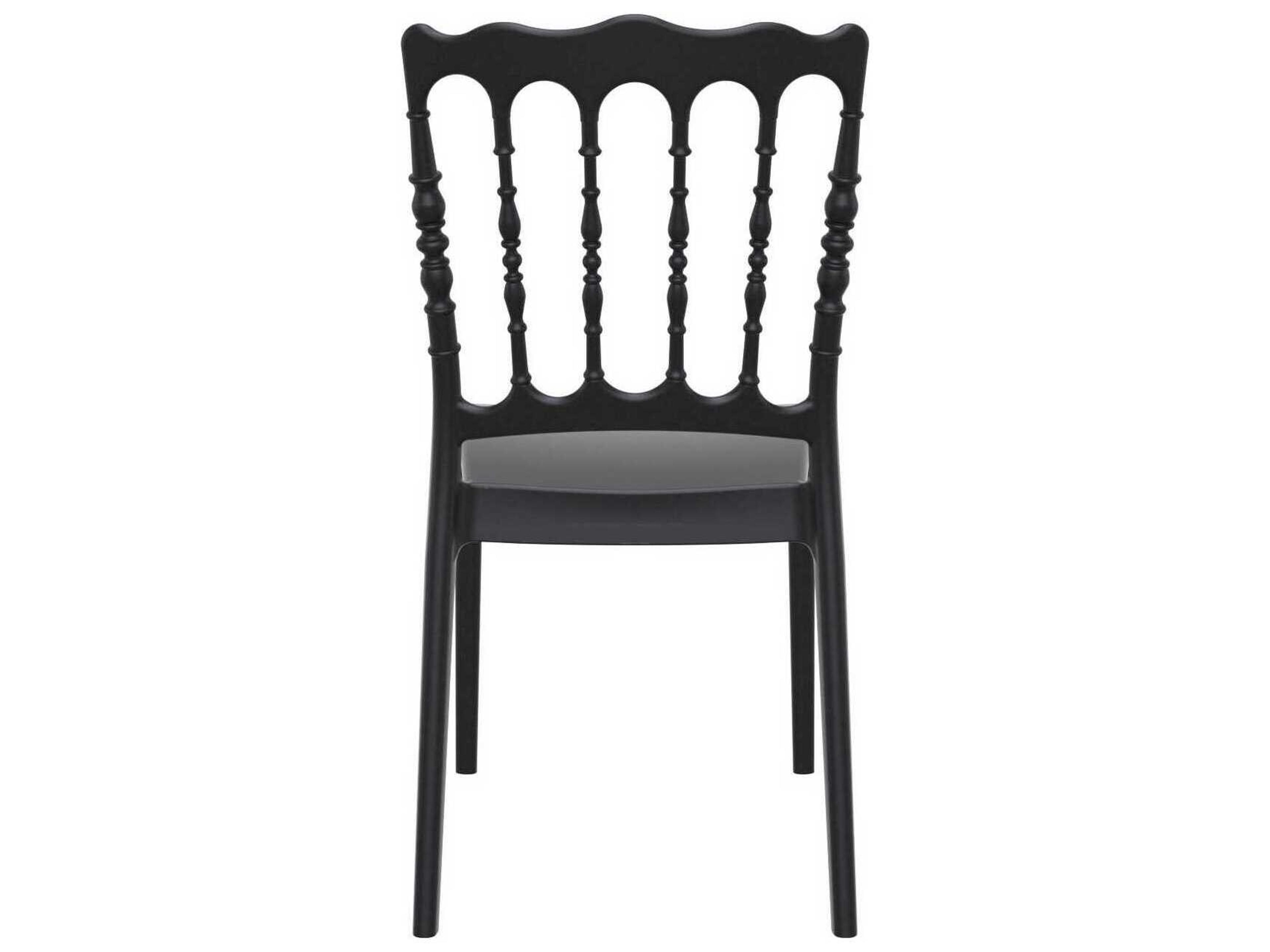 Compamia Napoleon Black Resin Dining Chair