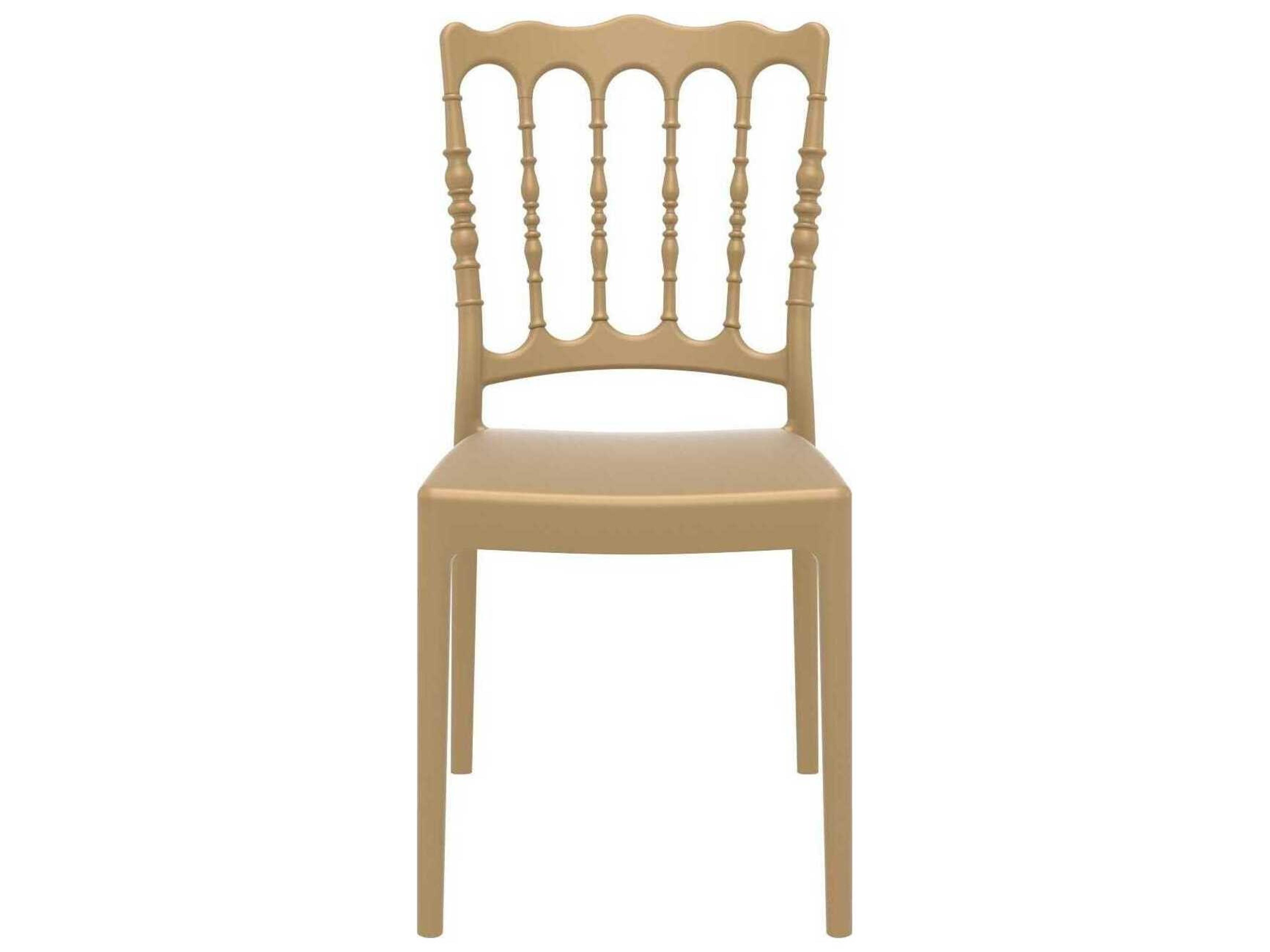 Compamia Napoleon Gold Resin Dining Chair