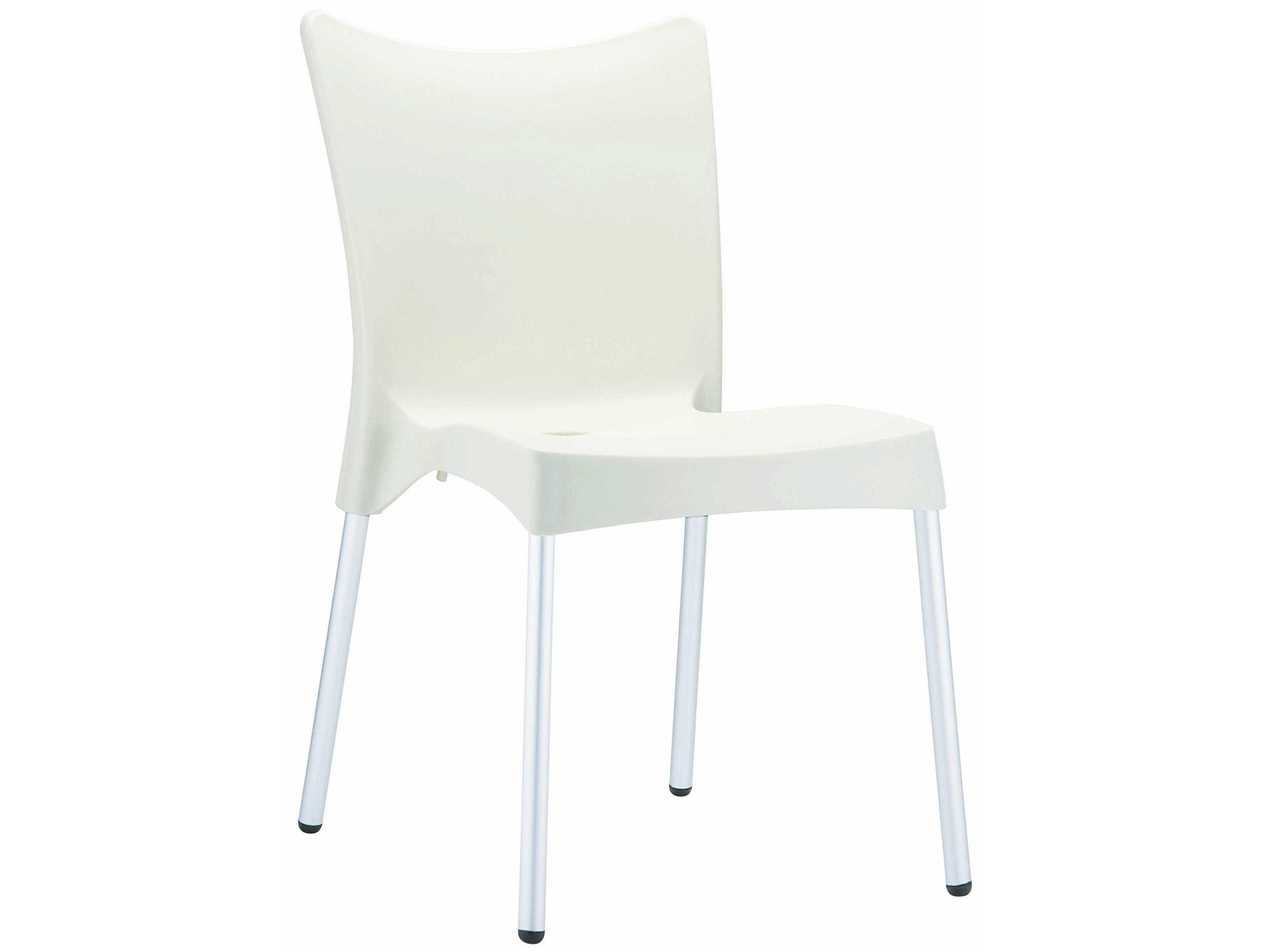 Juliette Beige Aluminum Resin Dining Chair