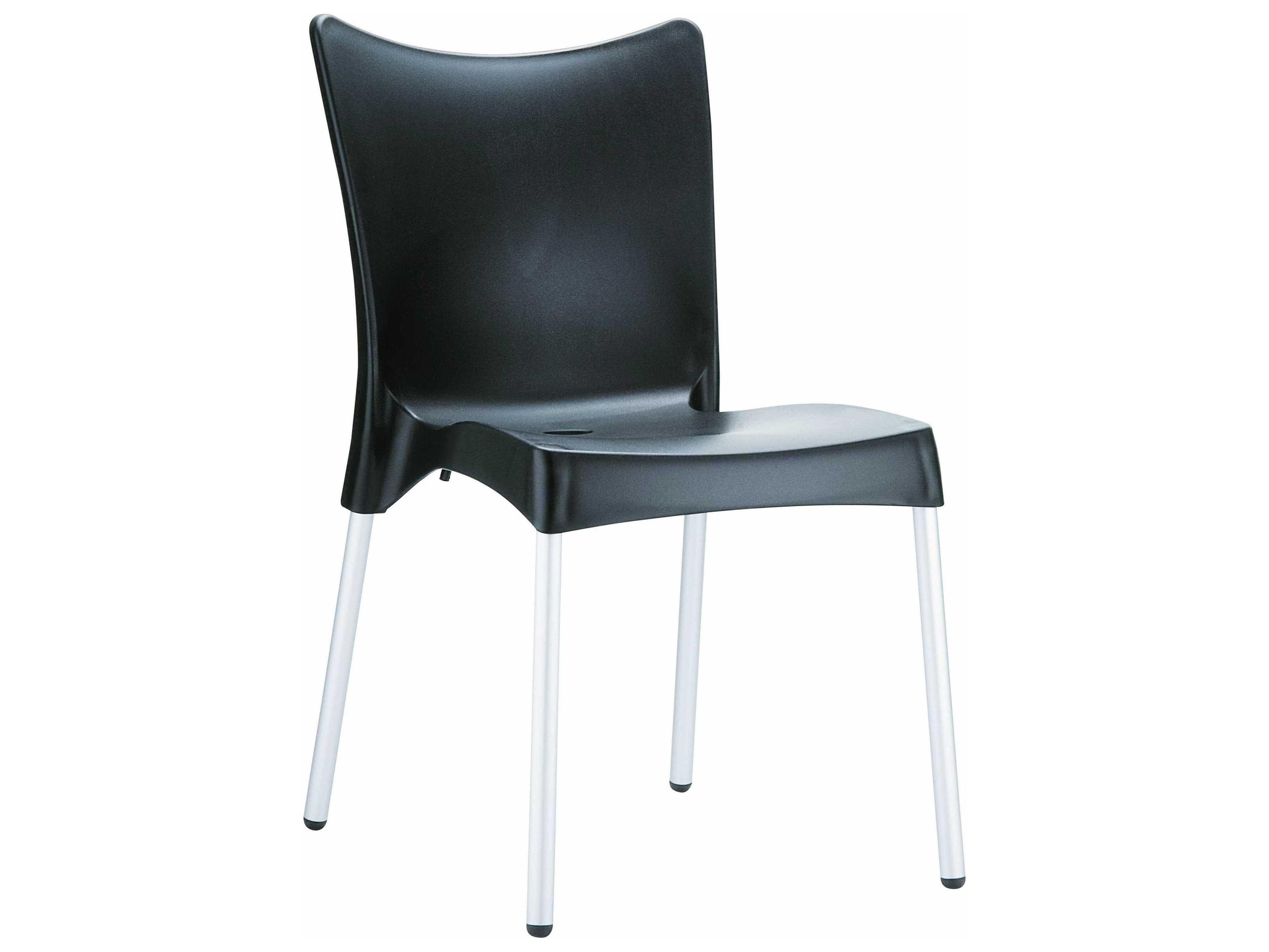 Juliette Black Aluminum Resin Dining Chair
