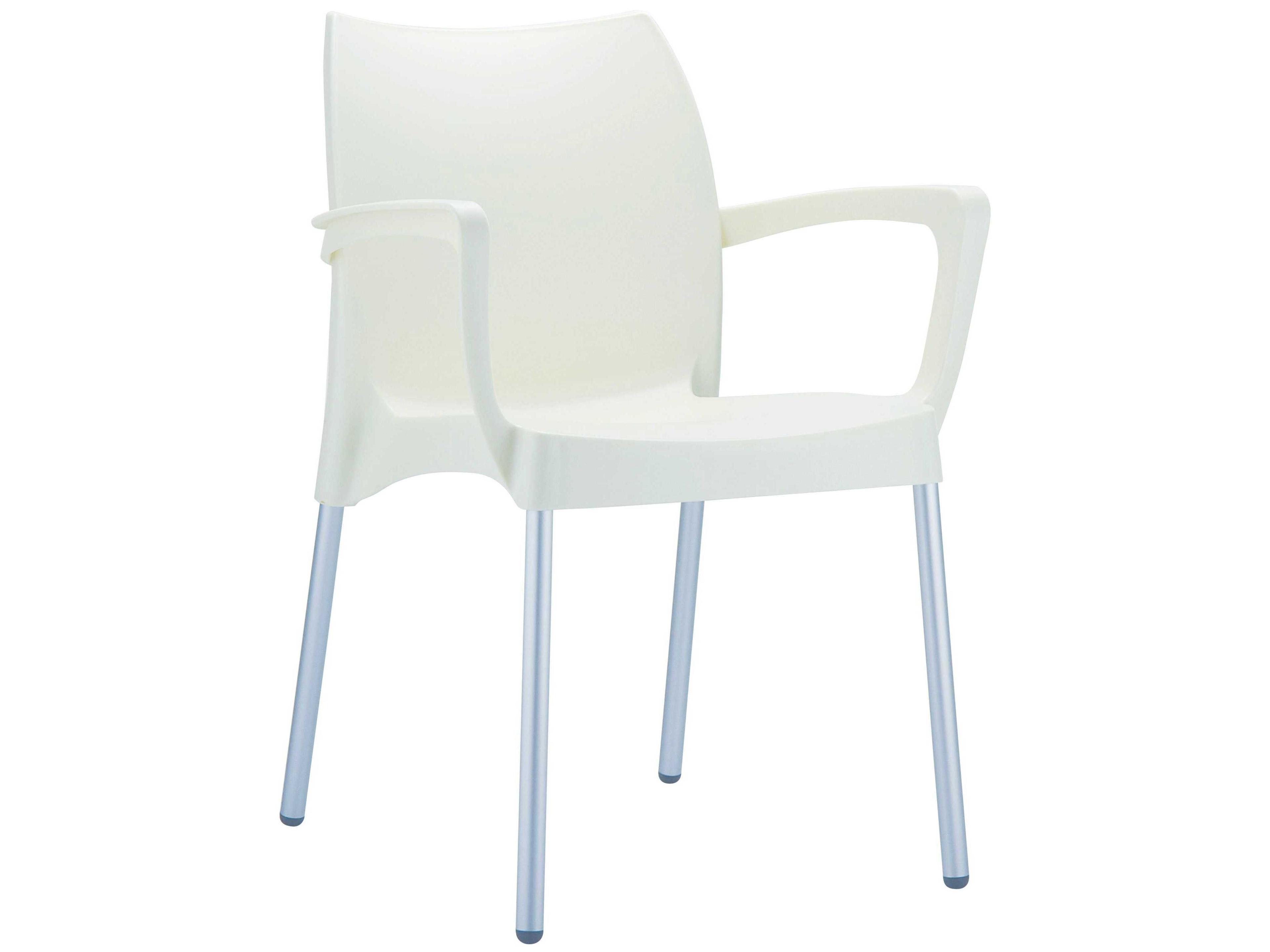 Dolce Beige Aluminum Resin Dining Chair