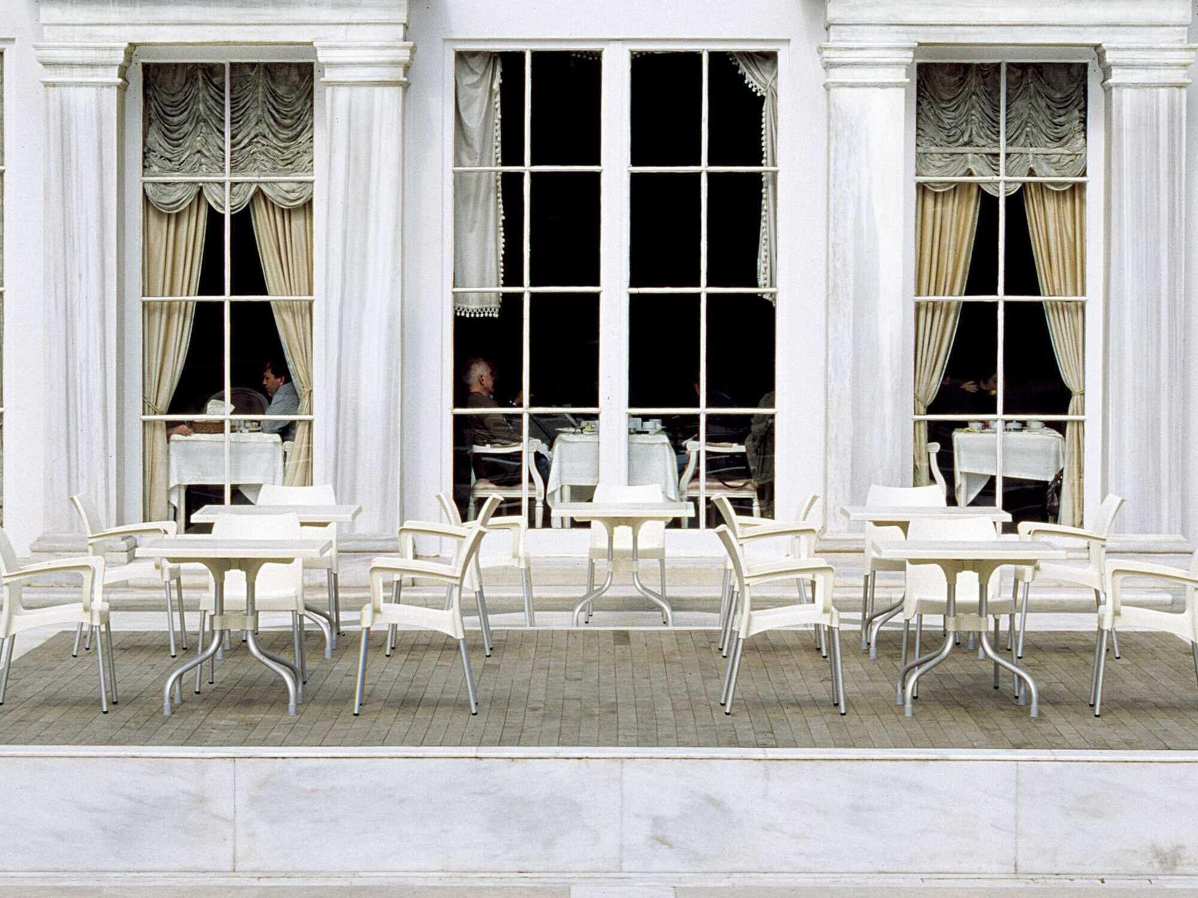 Compamia Dolce Beige Aluminum Resin Dining Chair