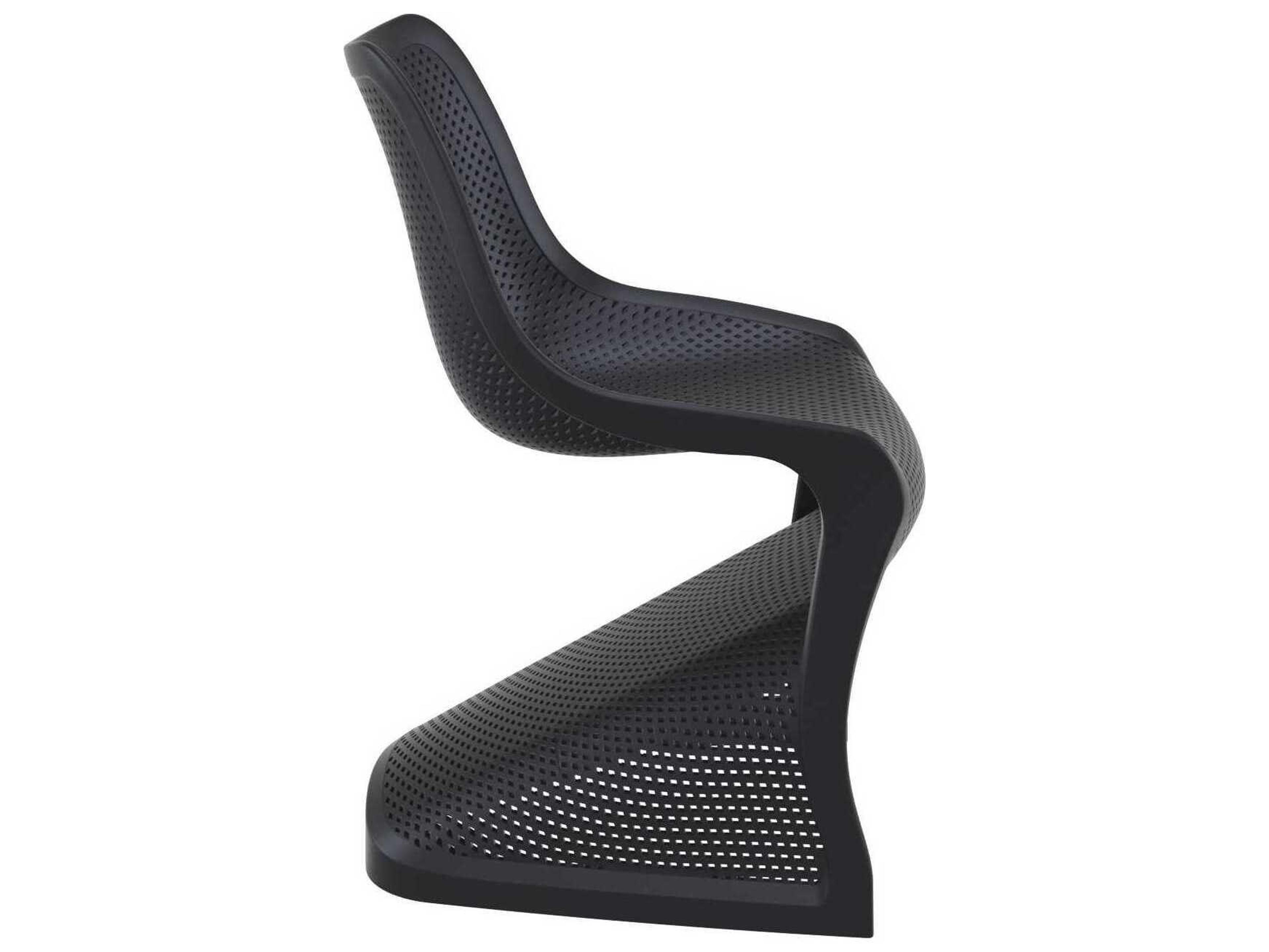 Compamia Bloom Black Resin Dining Chair