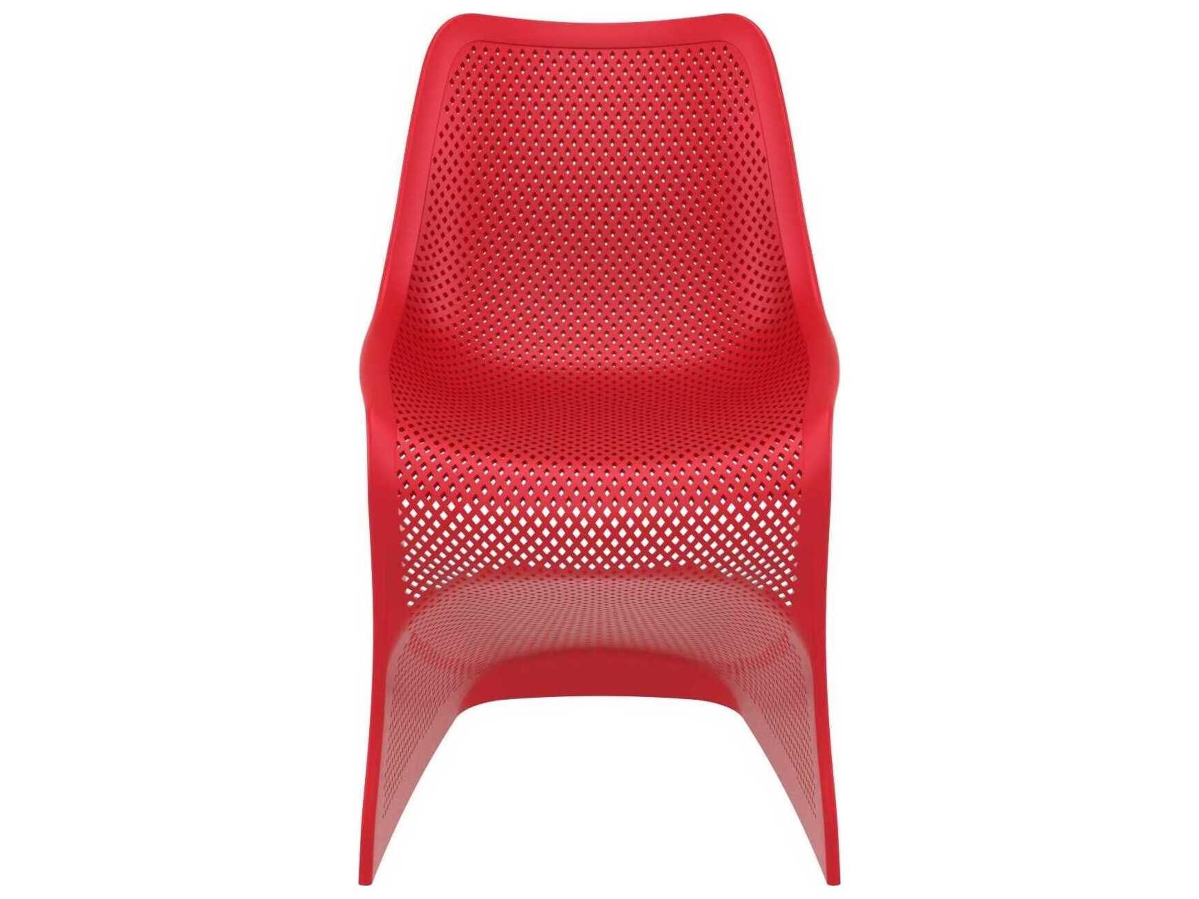 Compamia Bloom Red Resin Dining Chair