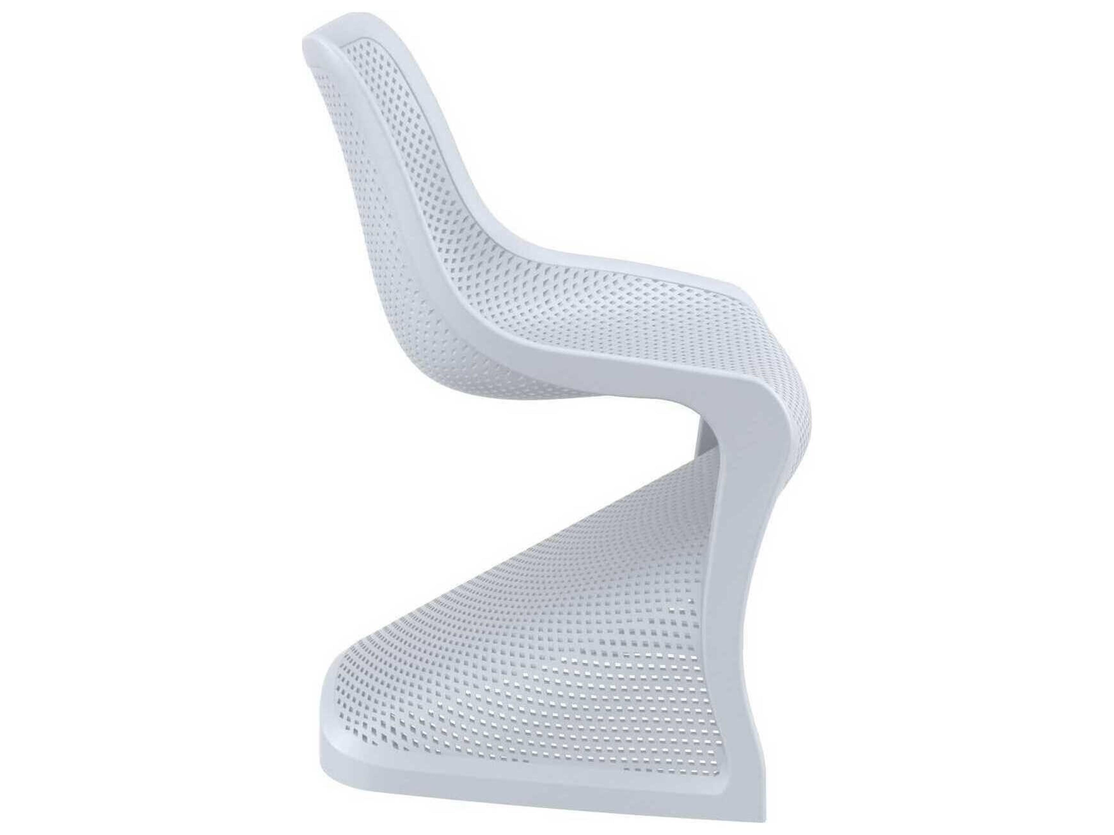 Compamia Bloom Silver Resin Dining Chair