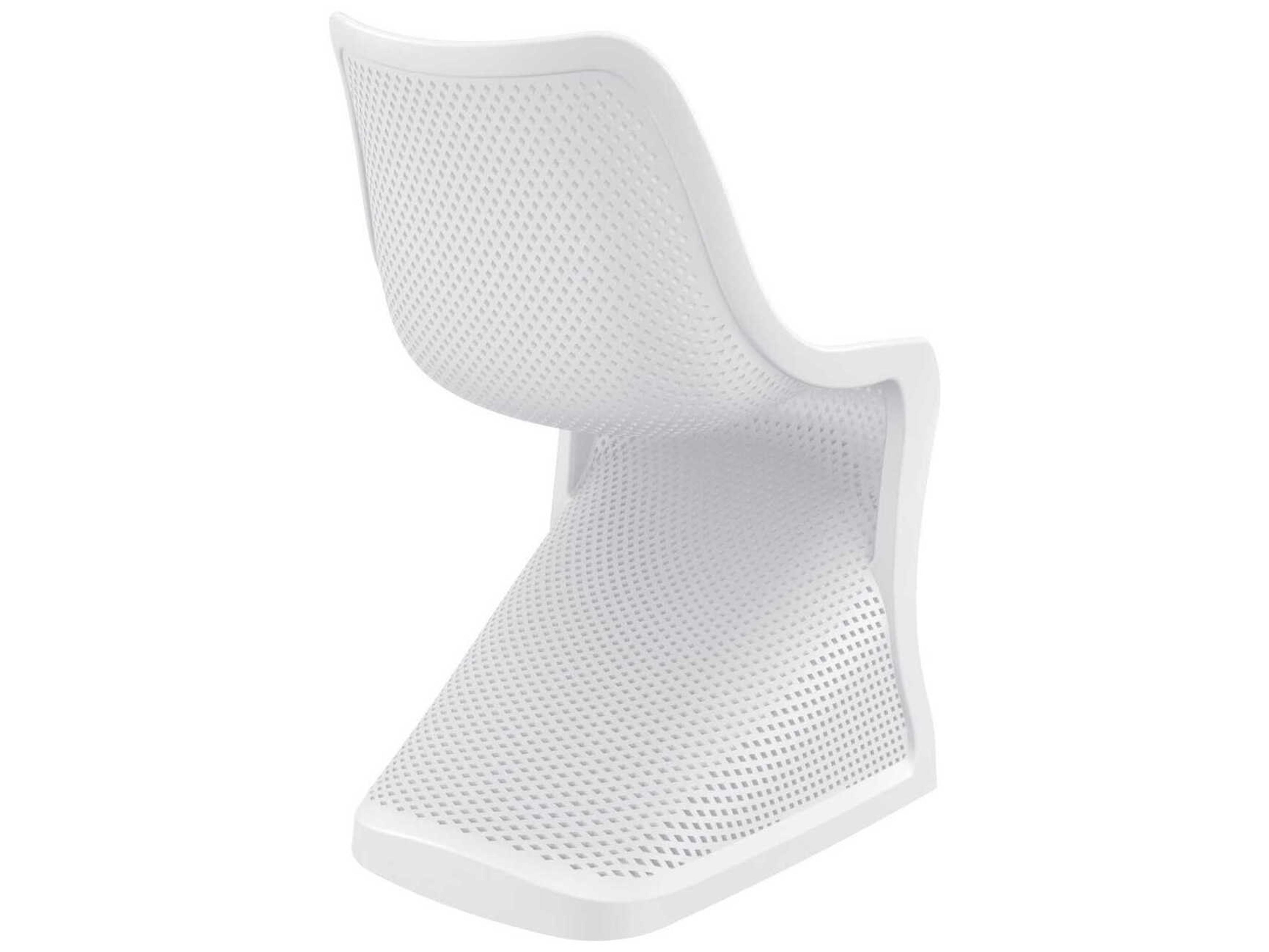 Compamia Bloom White Resin Dining Chair