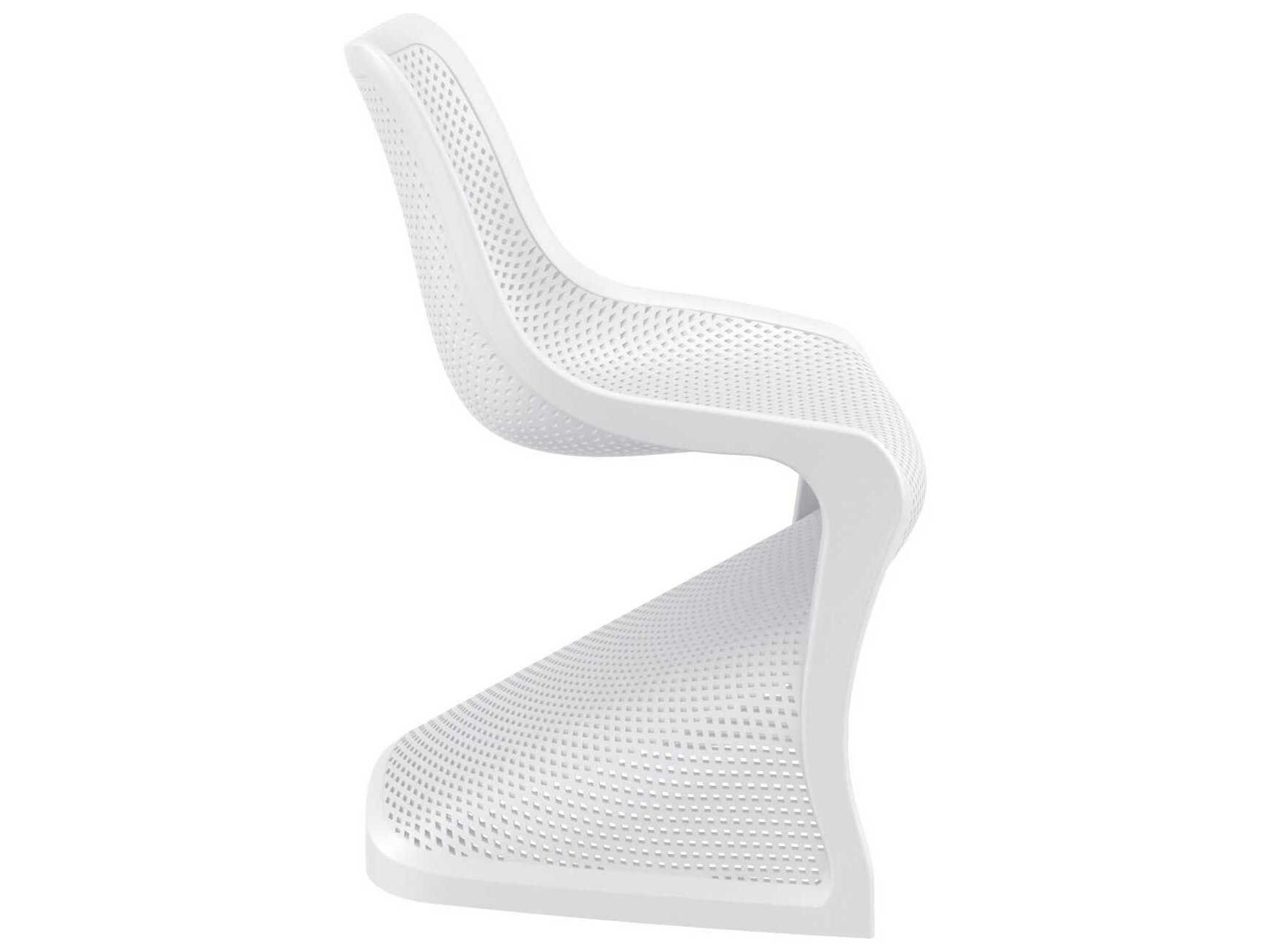 Compamia Bloom White Resin Dining Chair