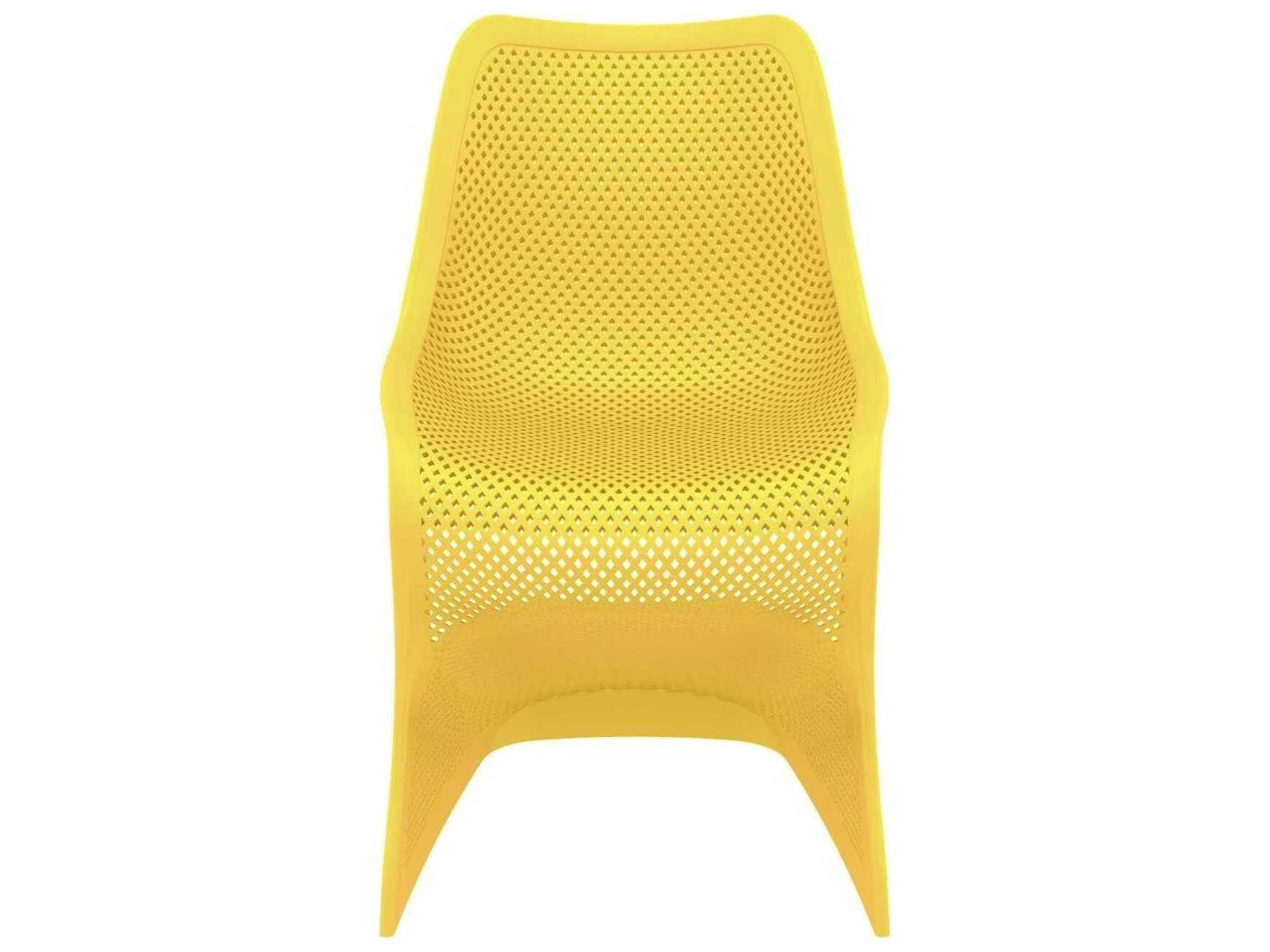 Compamia Bloom Yellow Resin Dining Chair