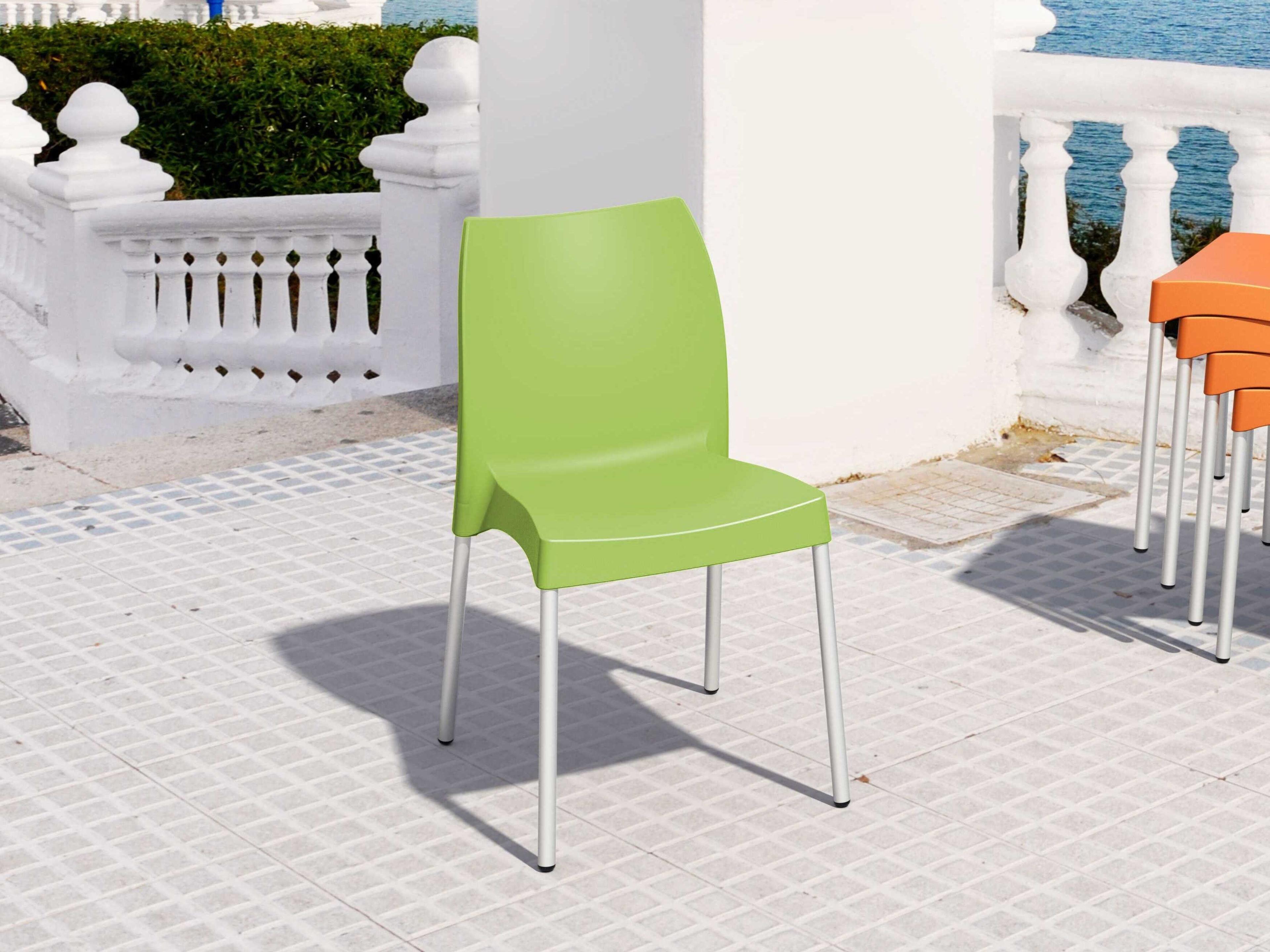 Compamia Vita Apple Green Resin Dining Chair