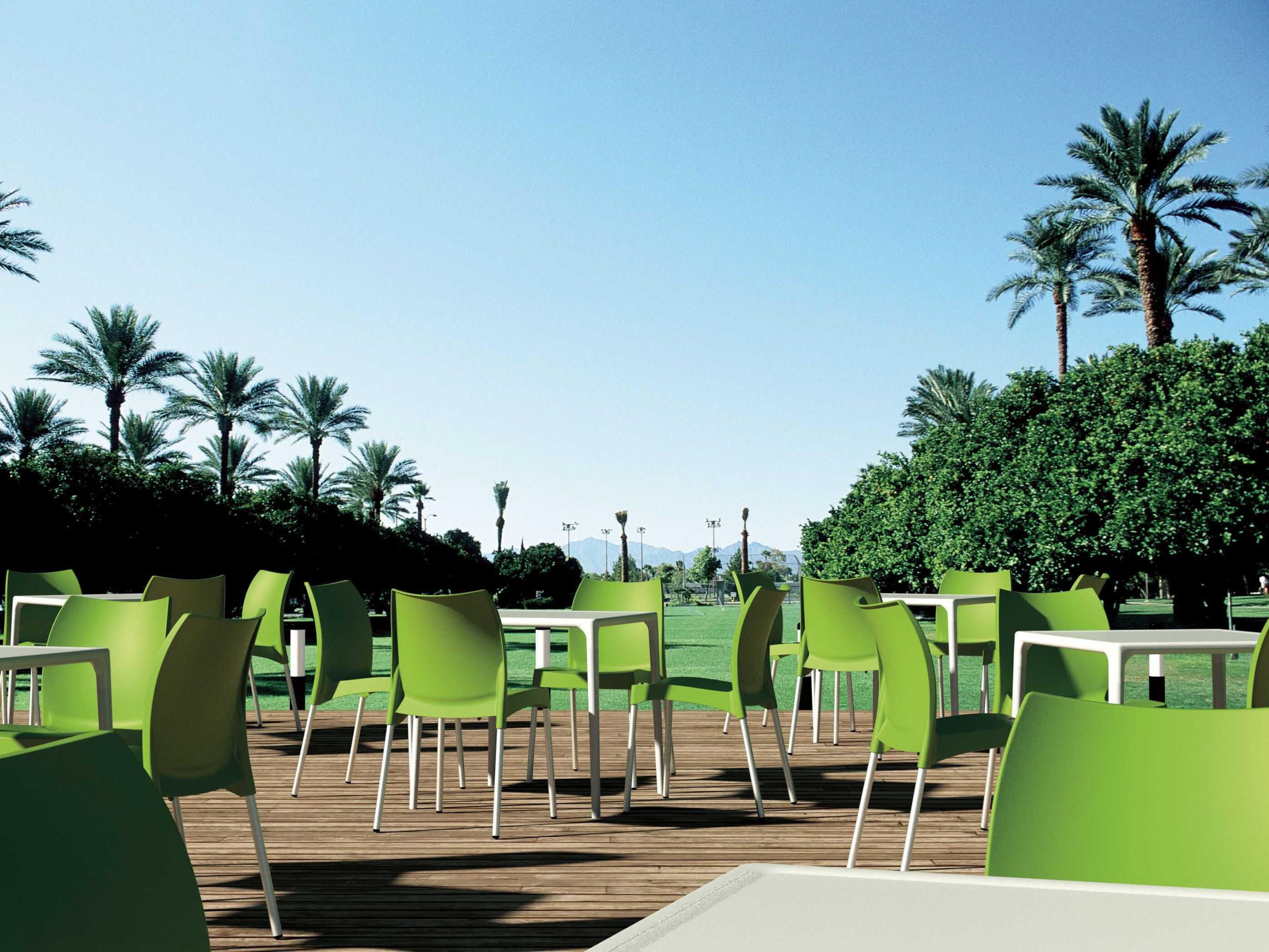 Compamia Vita Apple Green Resin Dining Chair